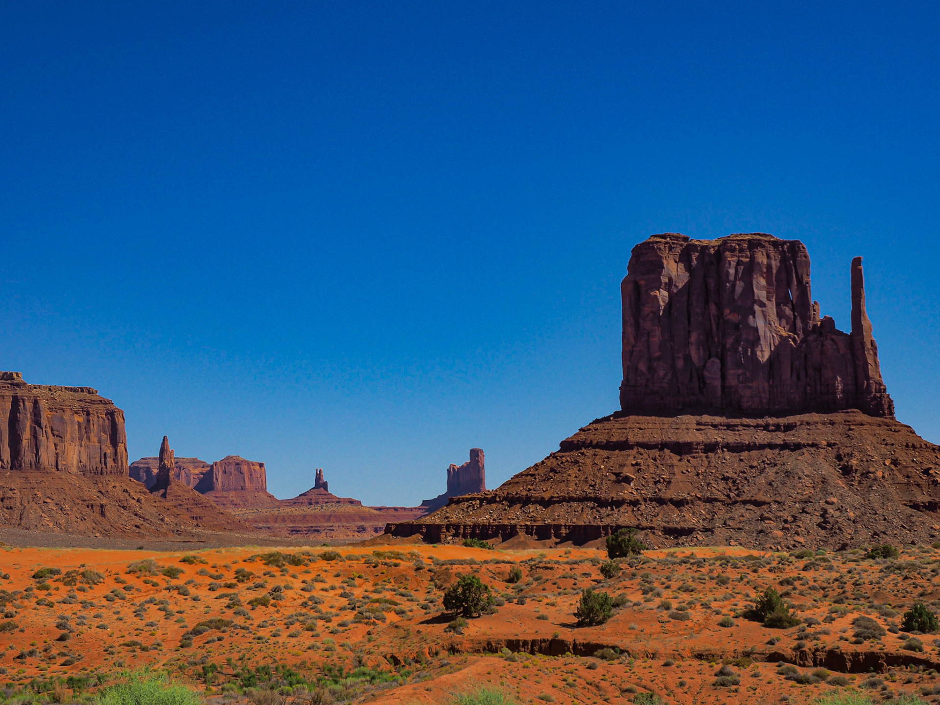 Monument Valley on Utah-Arizona border