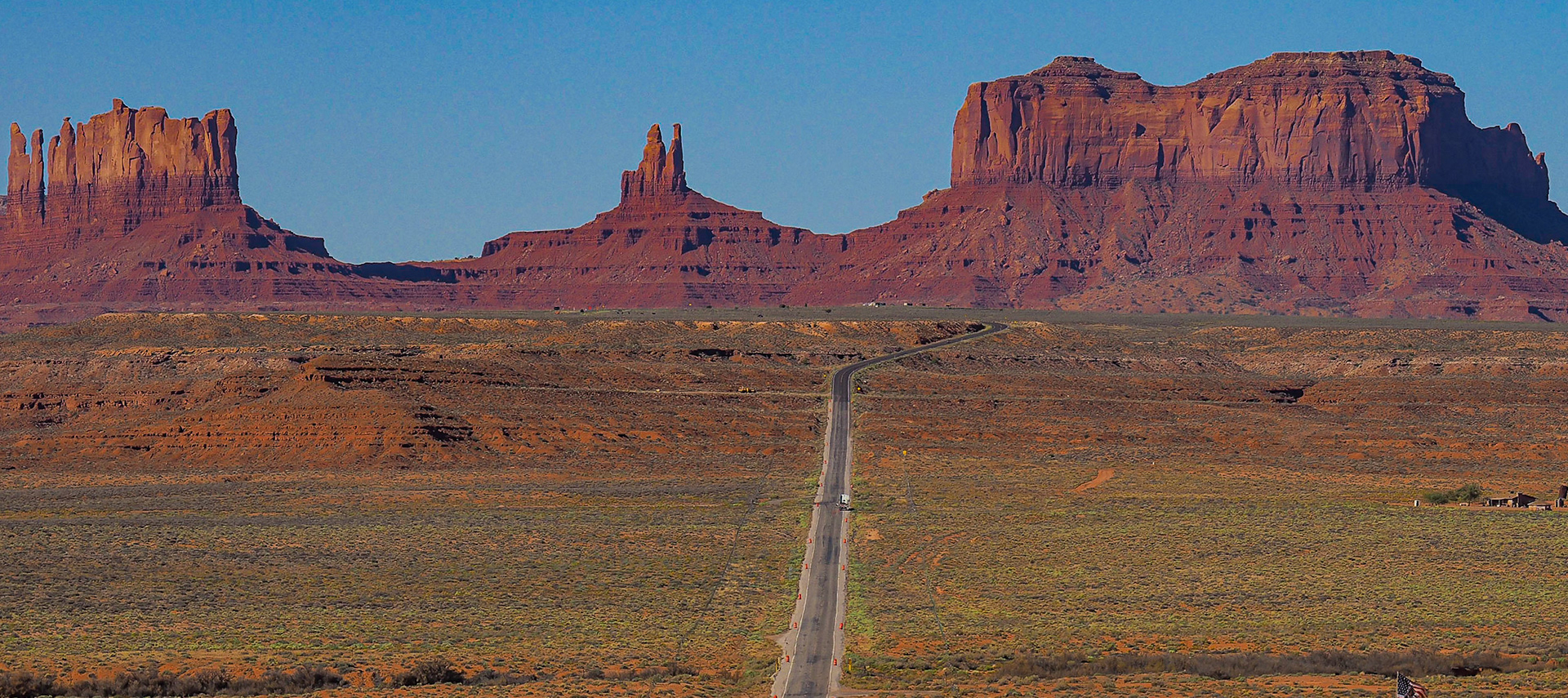 Monument Valley on Utah-Arizona border
