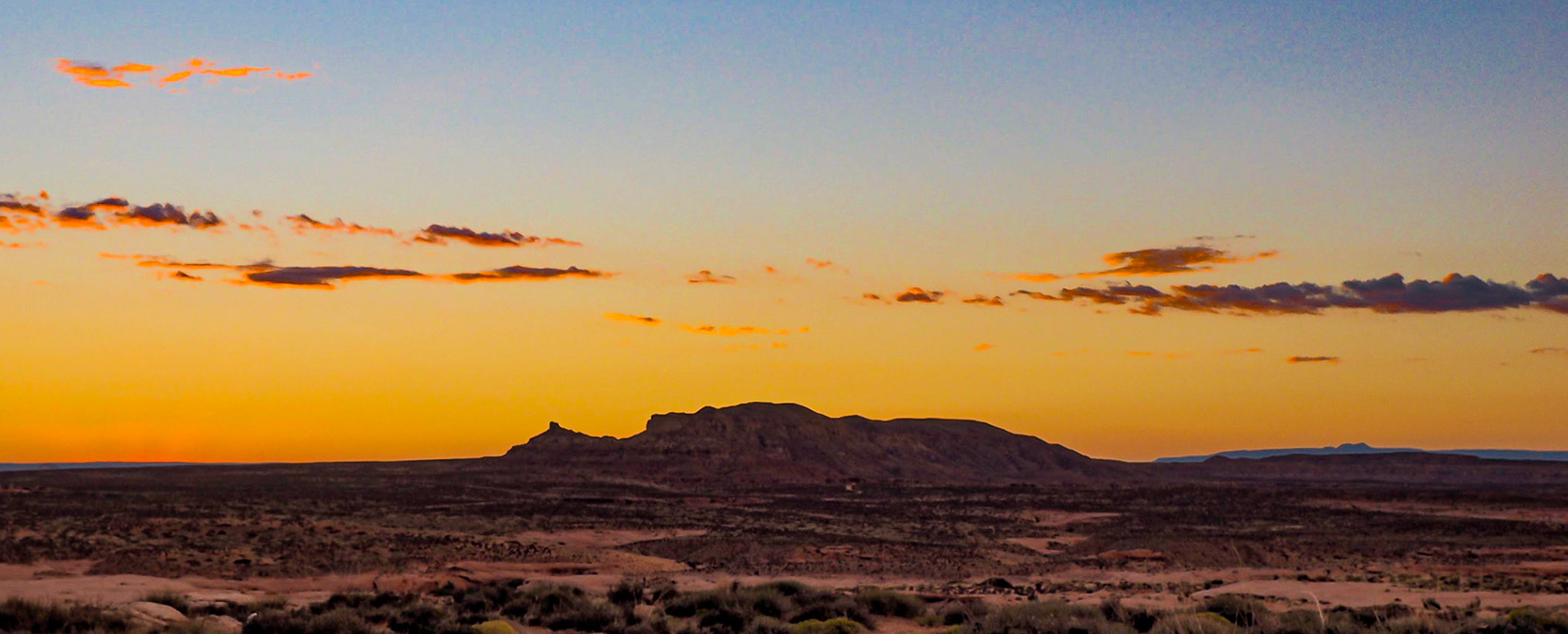 Skies near Bluff, UT