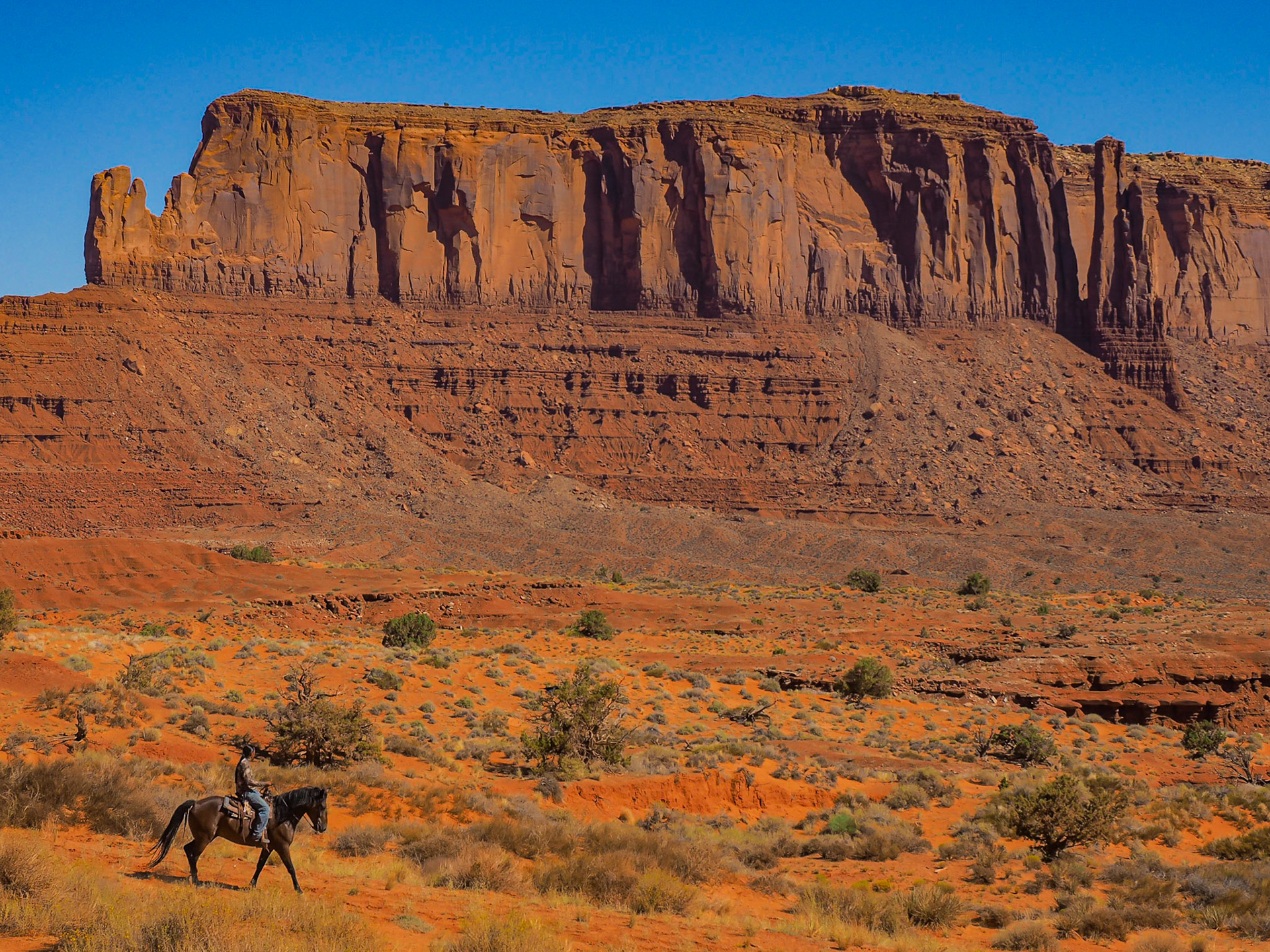 Monument Valley on Utah-Arizona border