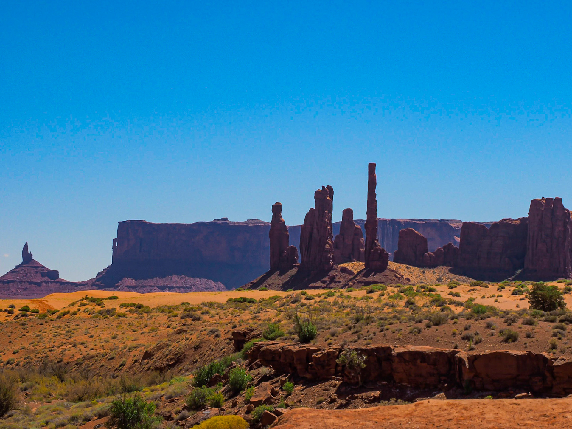 Monument Valley on Utah-Arizona border