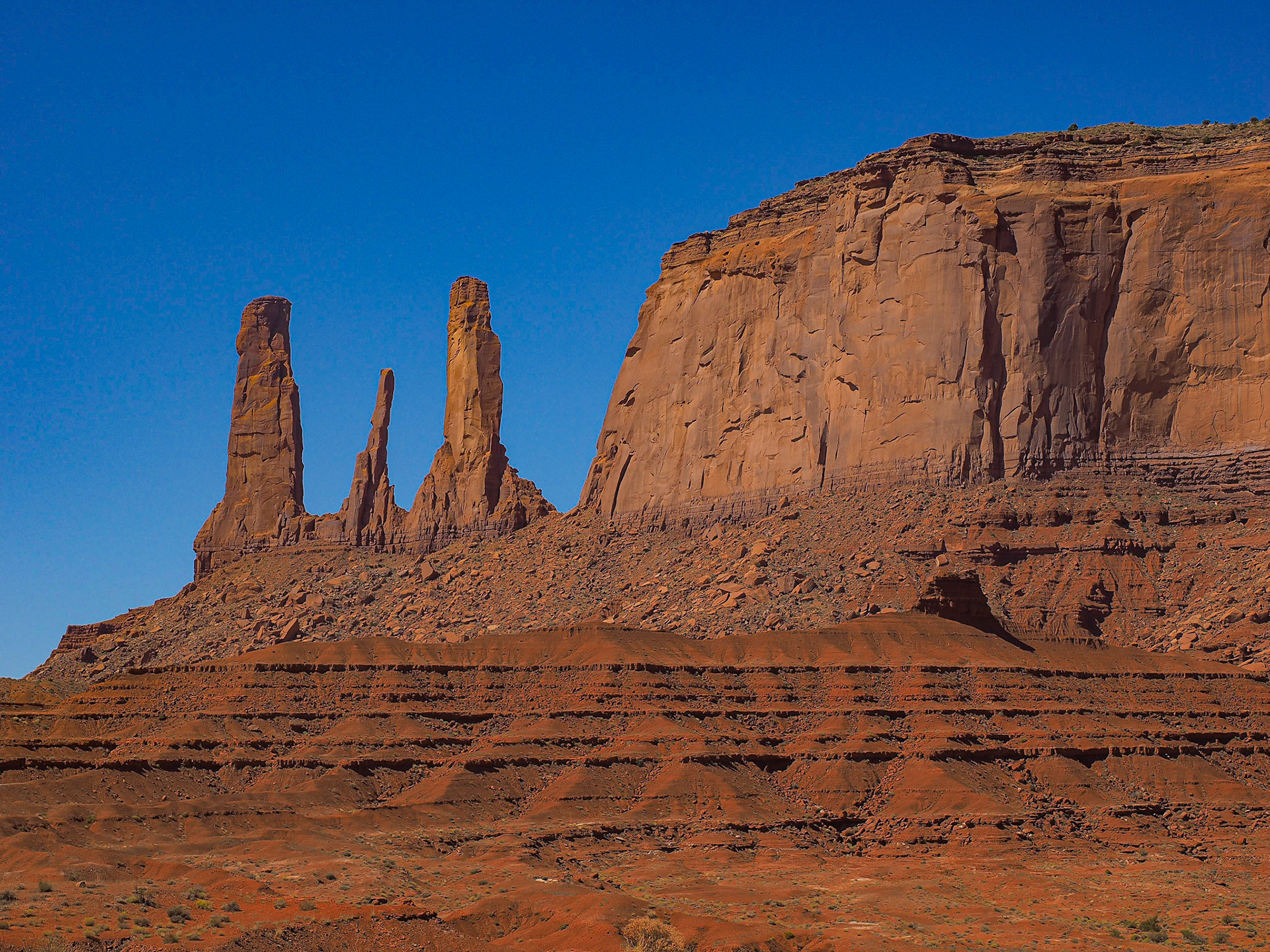 Monument Valley on Utah-Arizona border