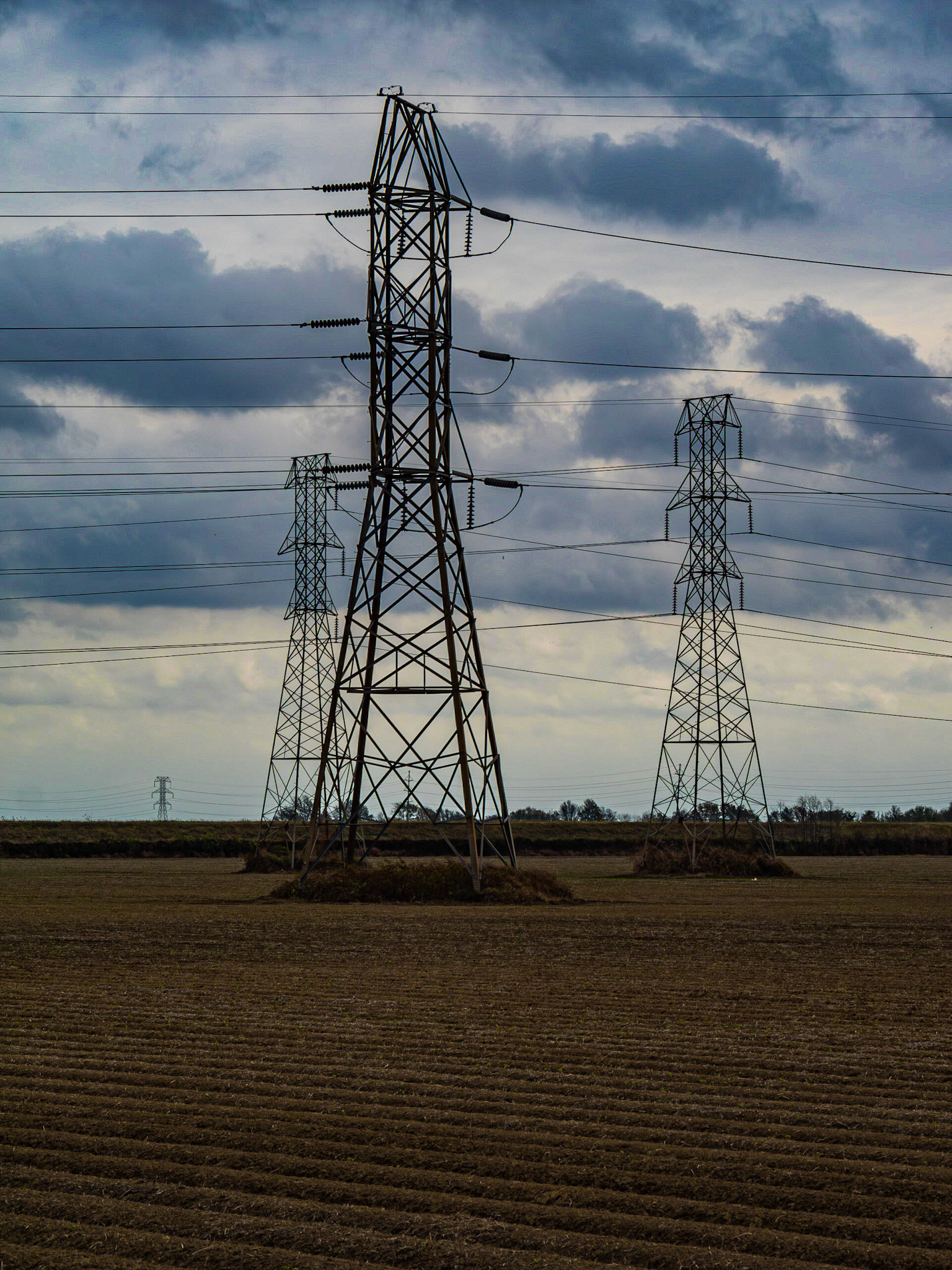 Power plant near Cleveland, MS