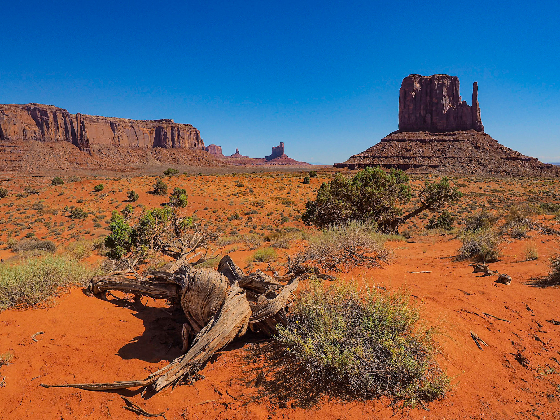 Monument Valley on Utah-Arizona border