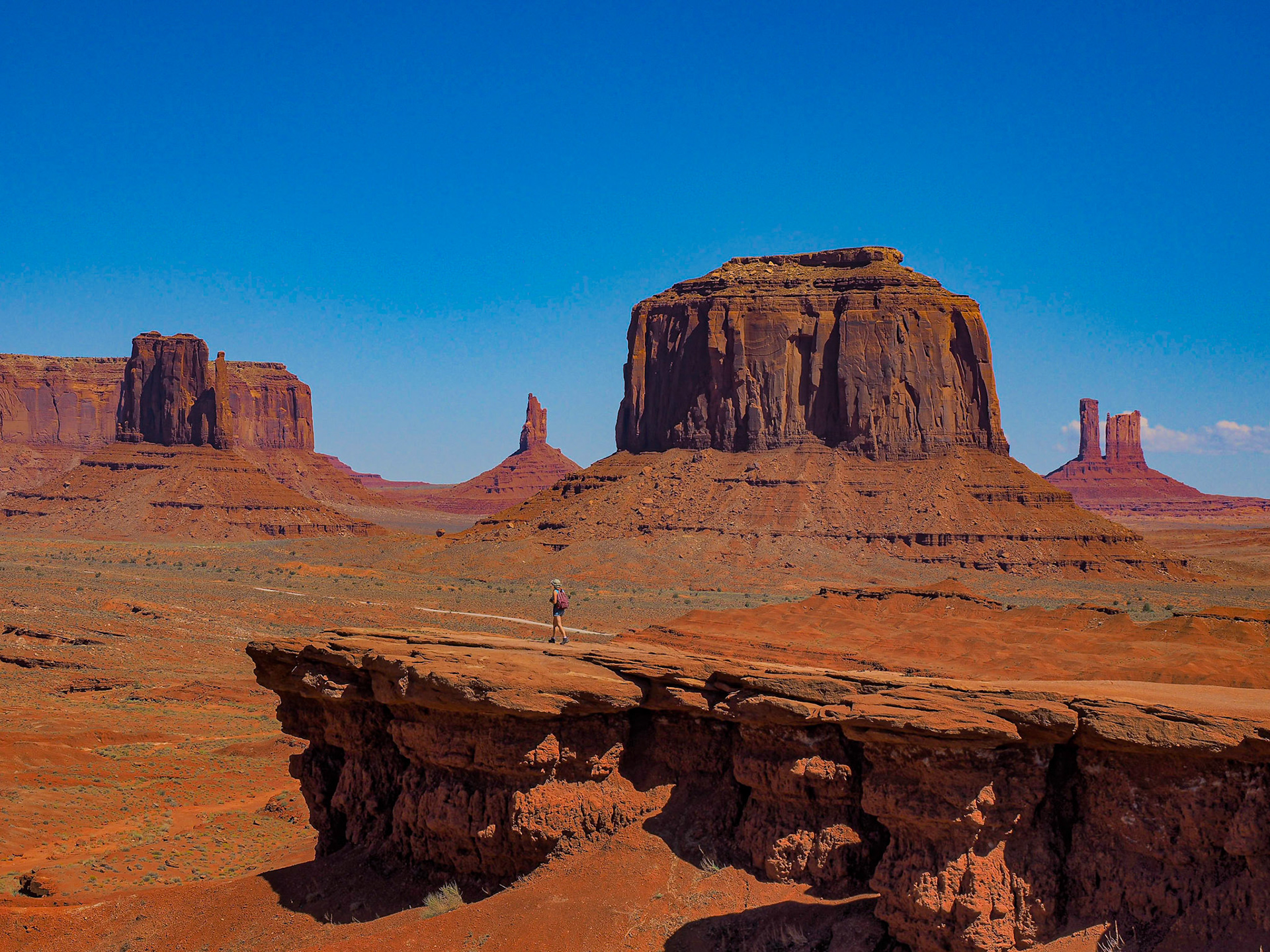 Monument Valley on Utah-Arizona border