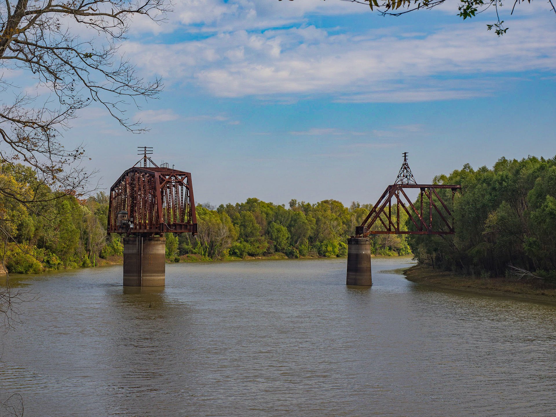 Derelict bridge off Hwy 61