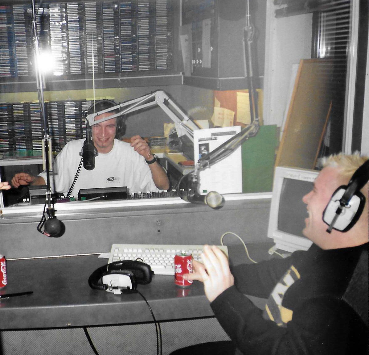 1999, with Da Boy Tommy in the radiostudio