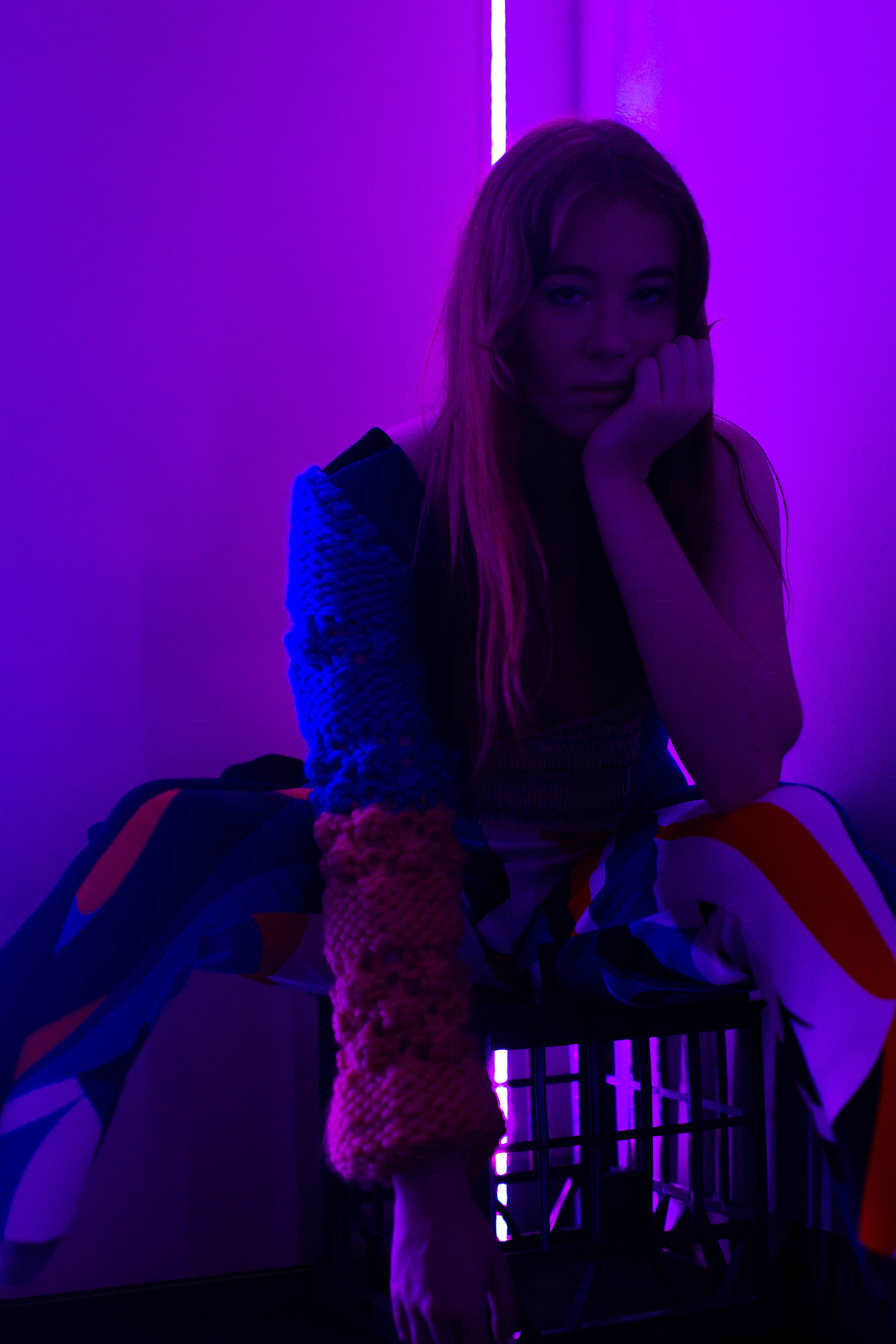 Model wears Dinah top and Reverie pants