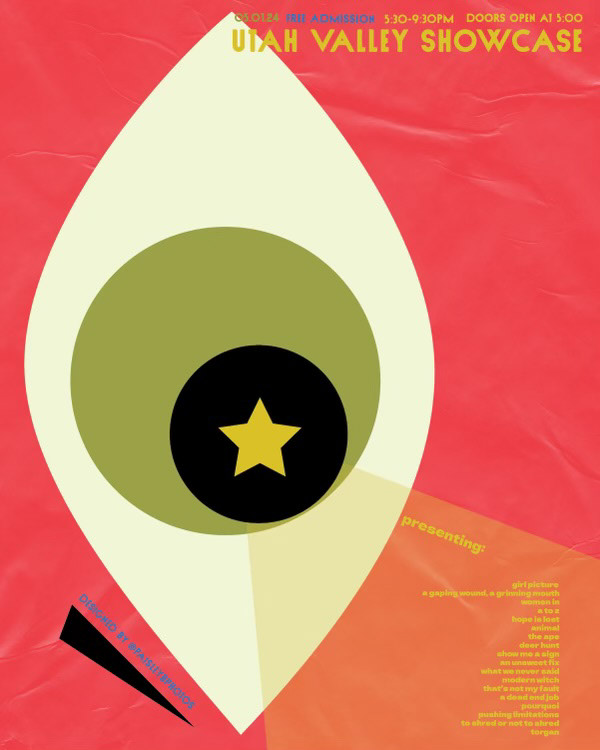 The eye/star imagery we wanted executed perfectly by Paisley!