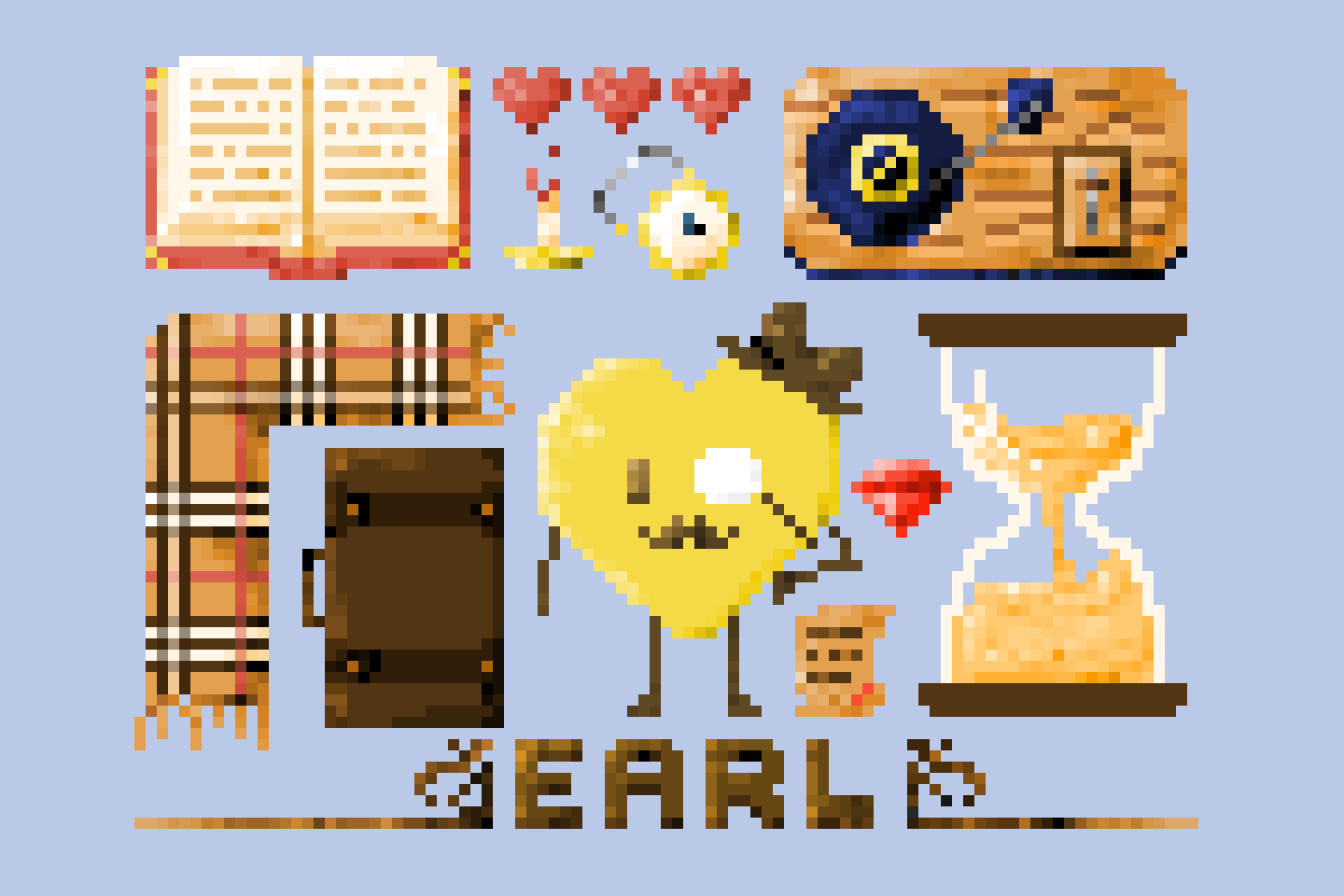 Earl Pixel Collage Illustration