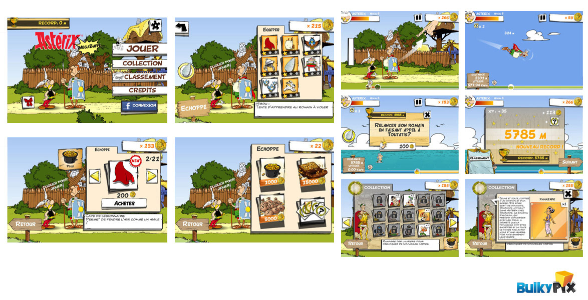 Asterix Megaslap GUI (mobile)
