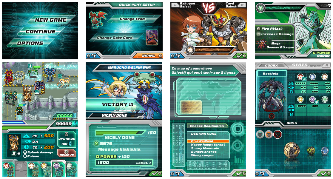 Bakugan resistance GUI (DS)