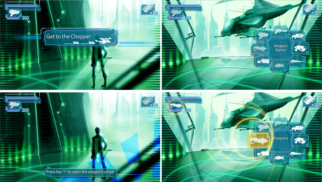 Sci Fi GUI research