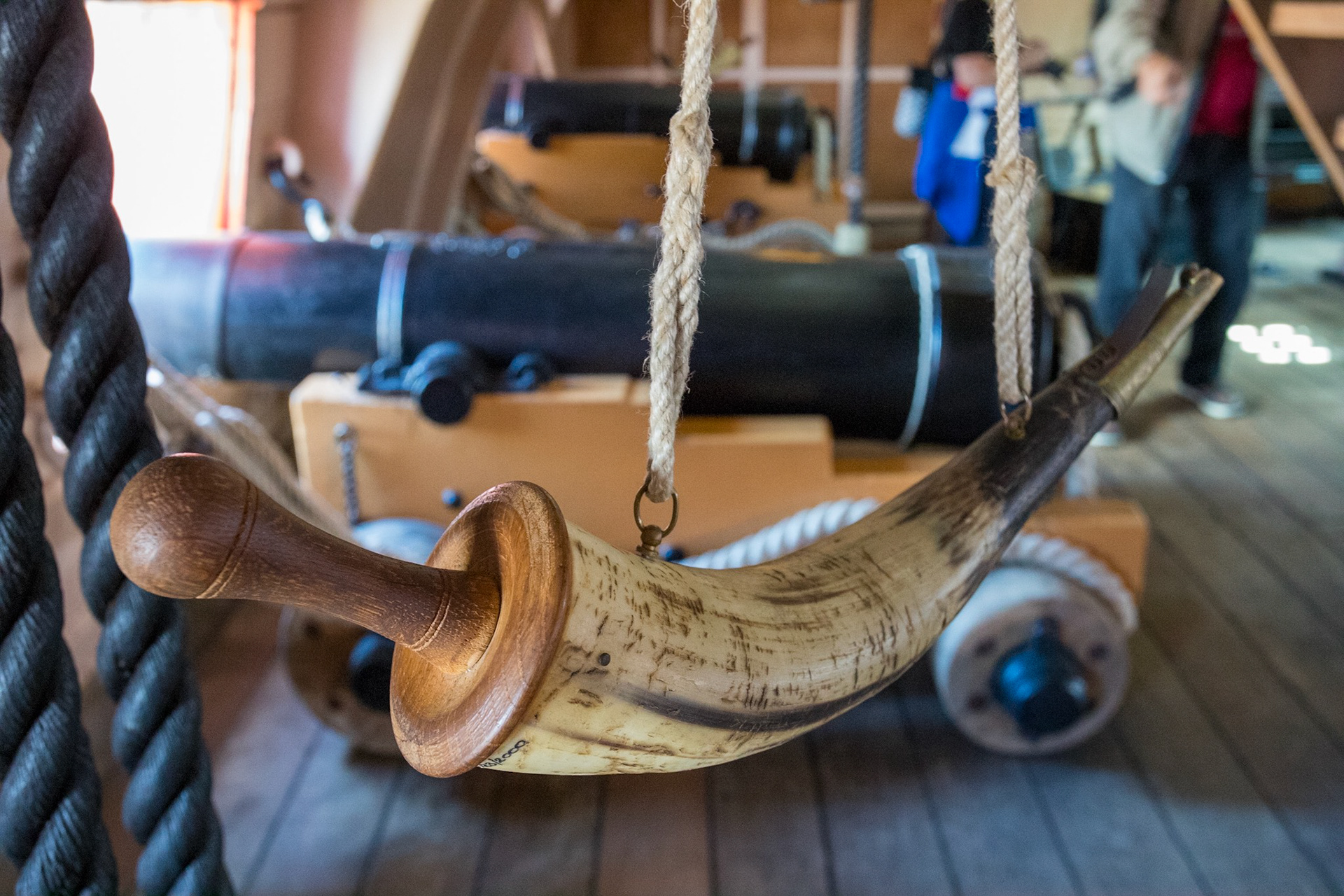 Powder hot on the Victory