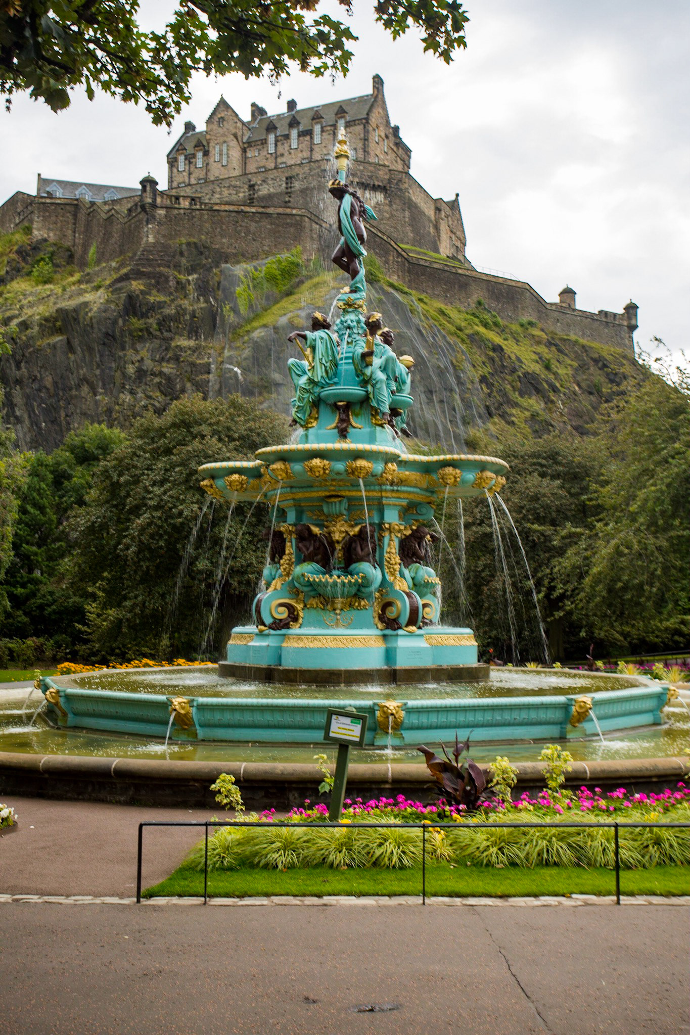 Edinburgh fountain