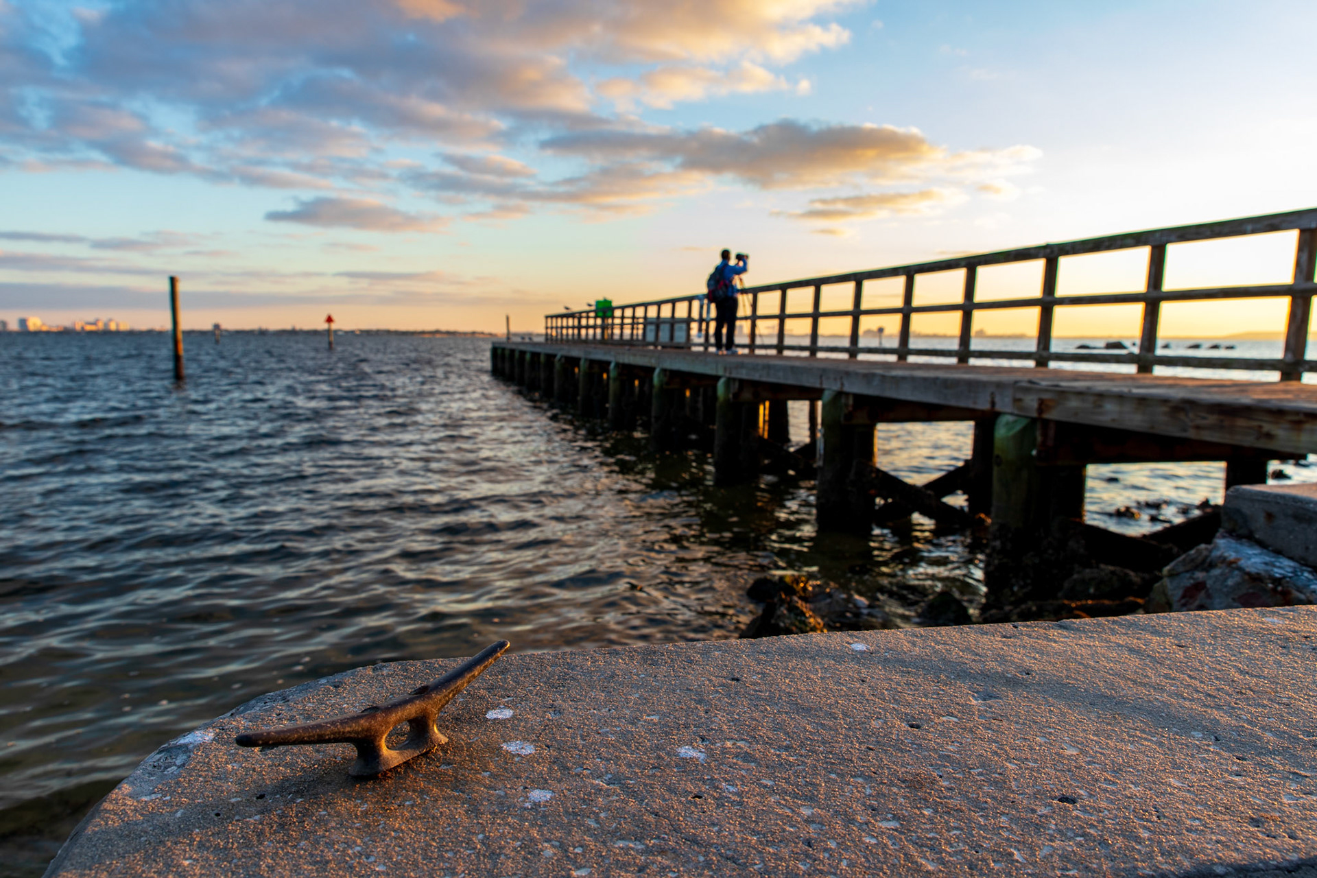 I’m not the only photographer at Ballast Point Park in the morning.