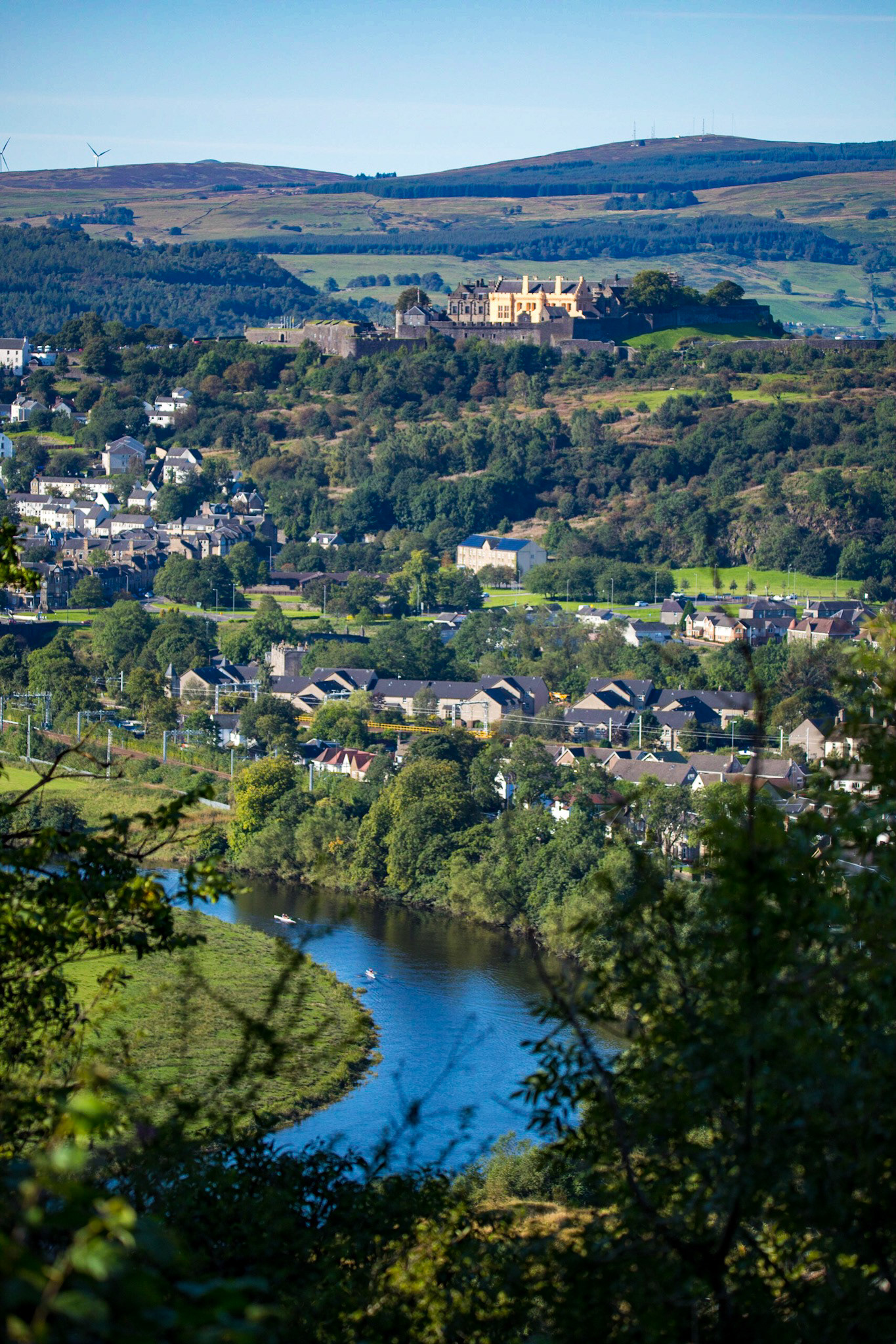 The view from the Wallace Monument 