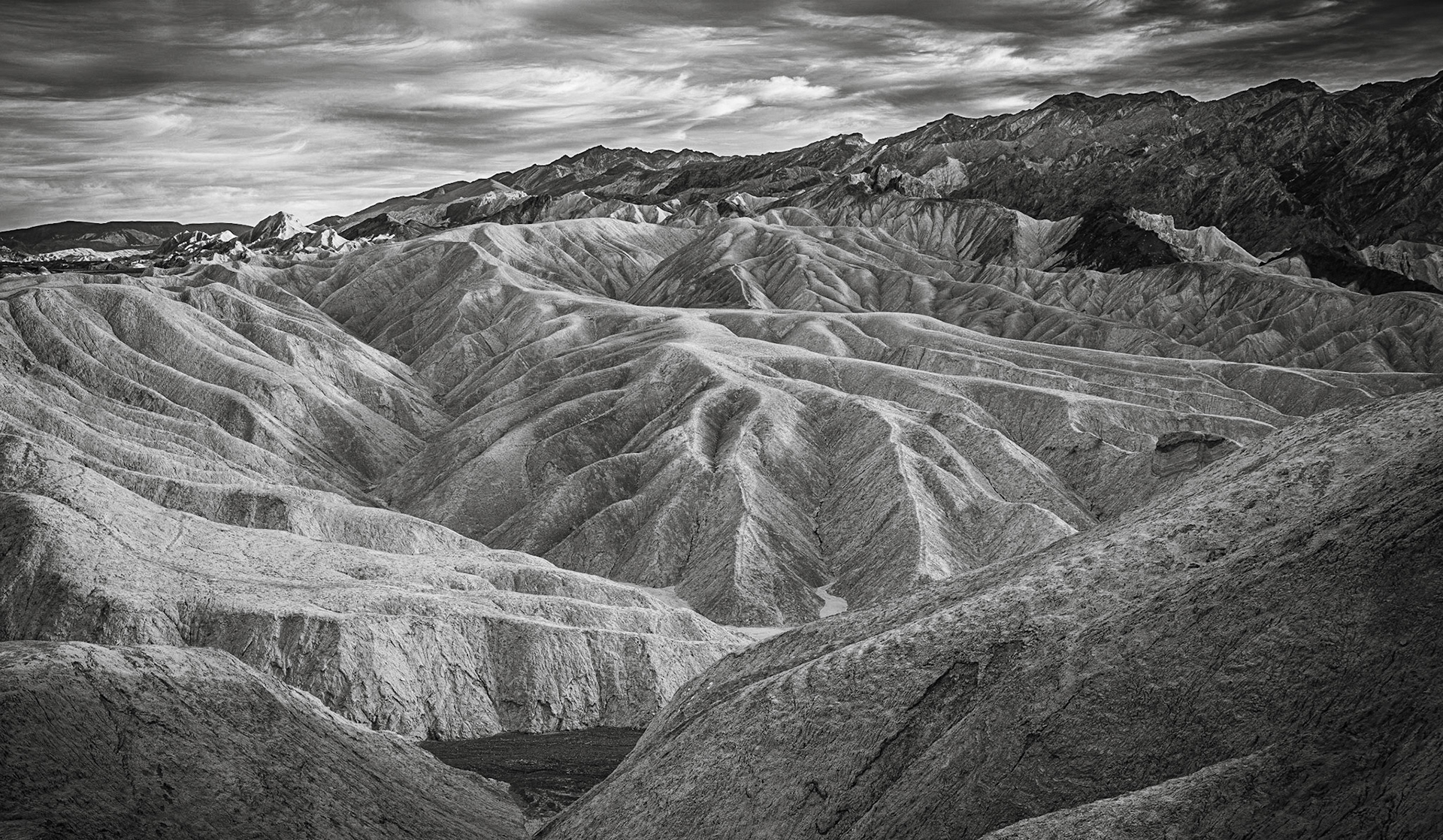 September 14, 2020Afternoon light at Zabriskie Point in Death Valley National Park in California.The location was named after Christian Brevoort Zabriskie, vice-president and general manager of the Pacific Coast Borax Company.