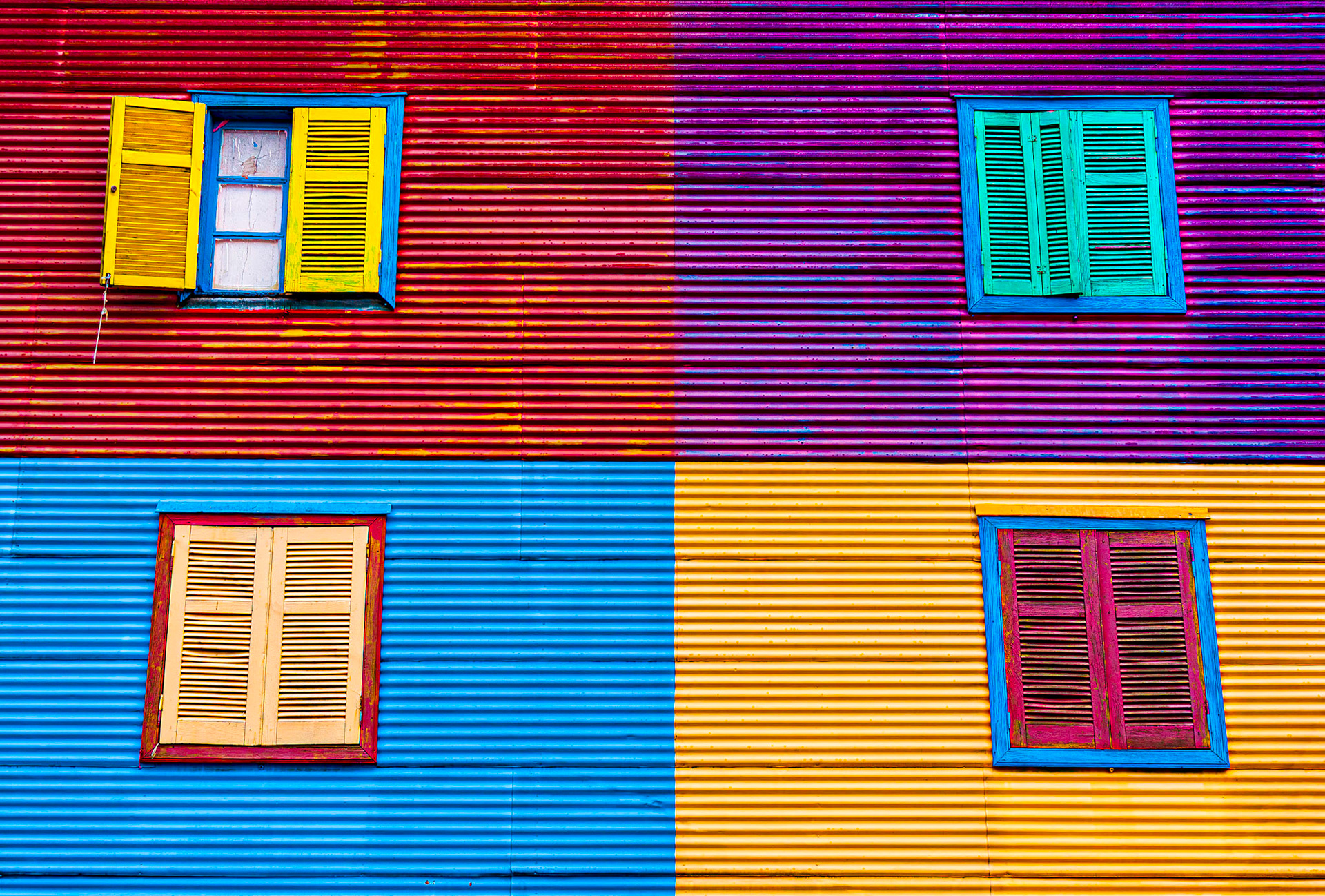 May 28, 2019Building facade in the La Boca neighborhood of Buenos Aires, Argentina.