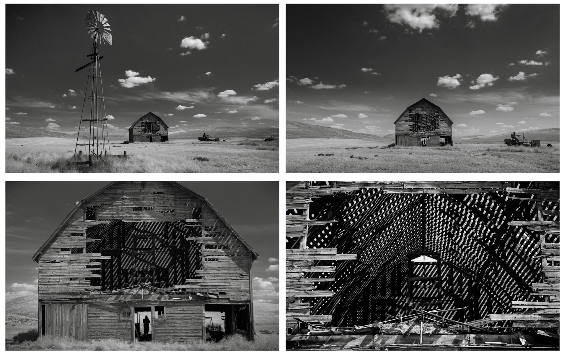 January 12, 2020A series of Palouse perspectives and viewpoints of an abandoned barn. In the Palouse region of Washington State.