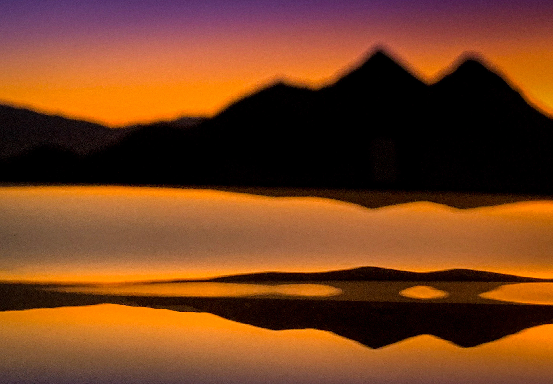 February 1, 2021Death Valley at sunset.