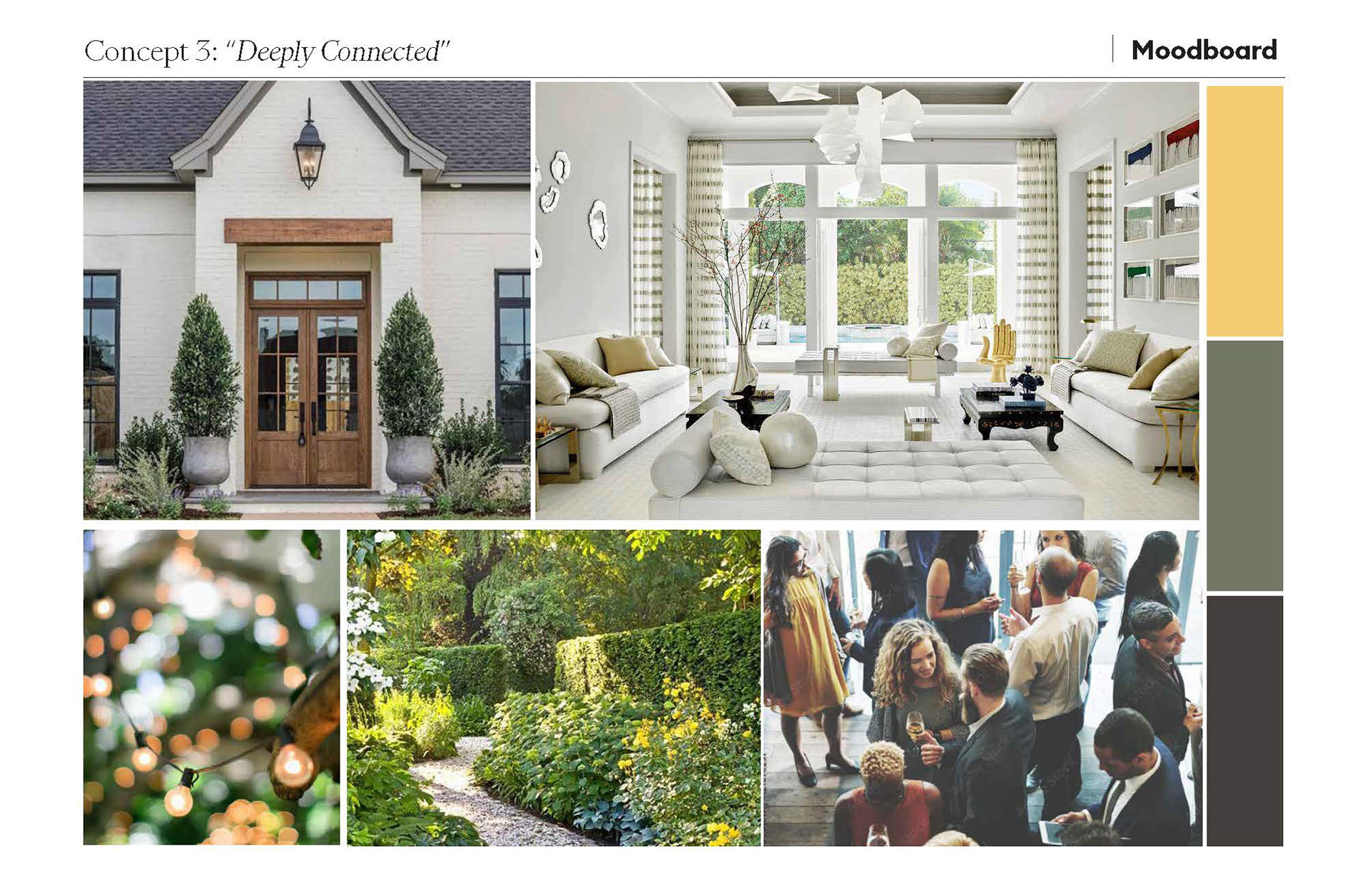 MOODBOARD FOR KEY IMAGE CONCEPTS, DOUGLAS ELLIMAN
