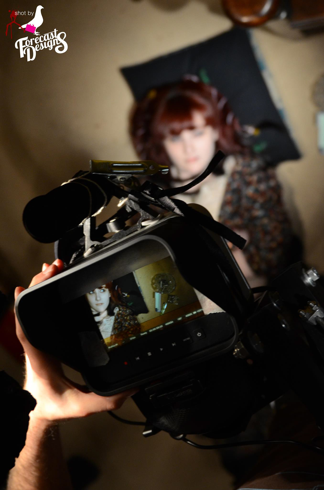 Filming Night Owls. Photo credit: Dan Lord of Forecast Designs