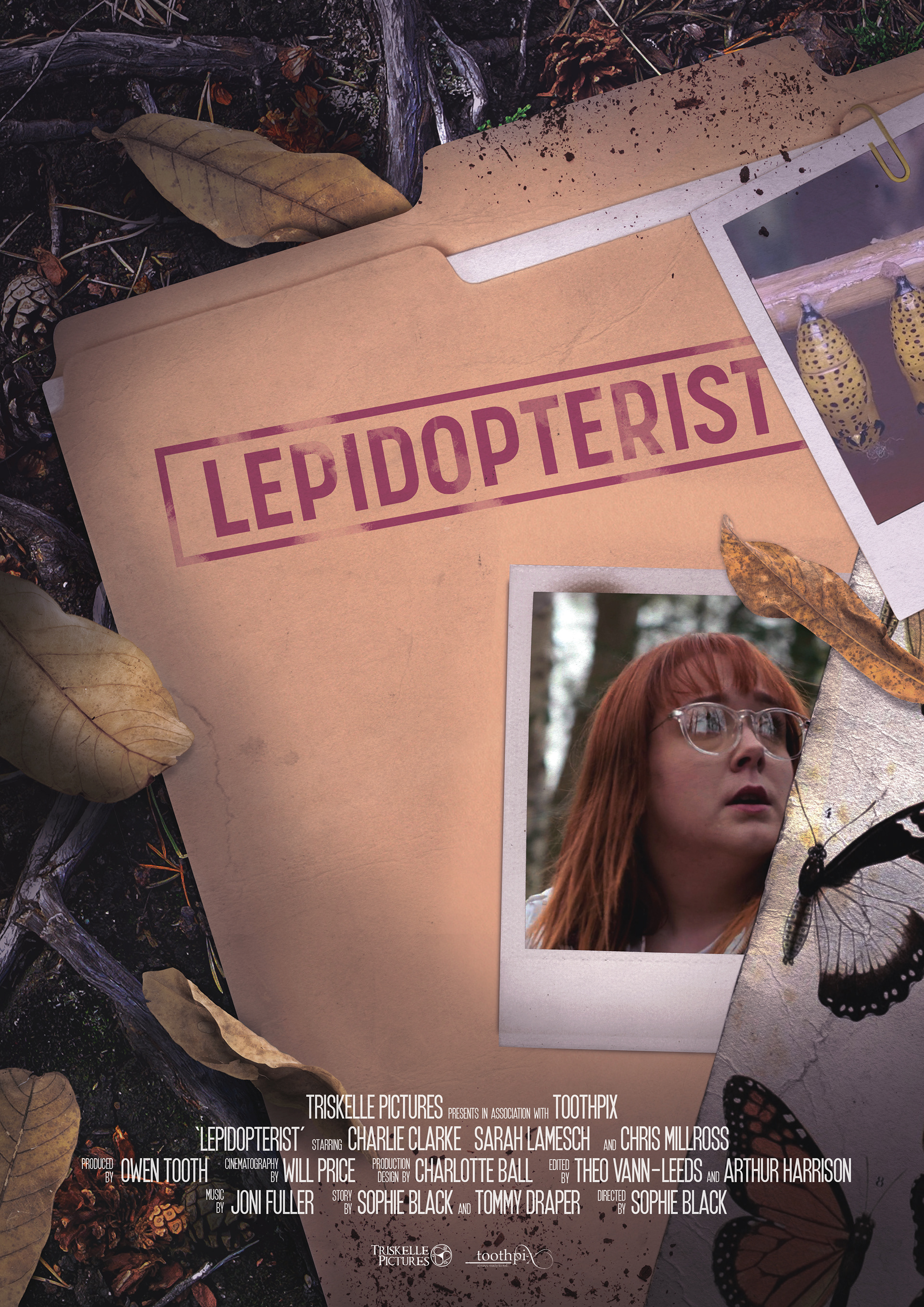 Lepidopterist Funding Campaign Poster. Designed by Adam Blakemore of Strelka Design