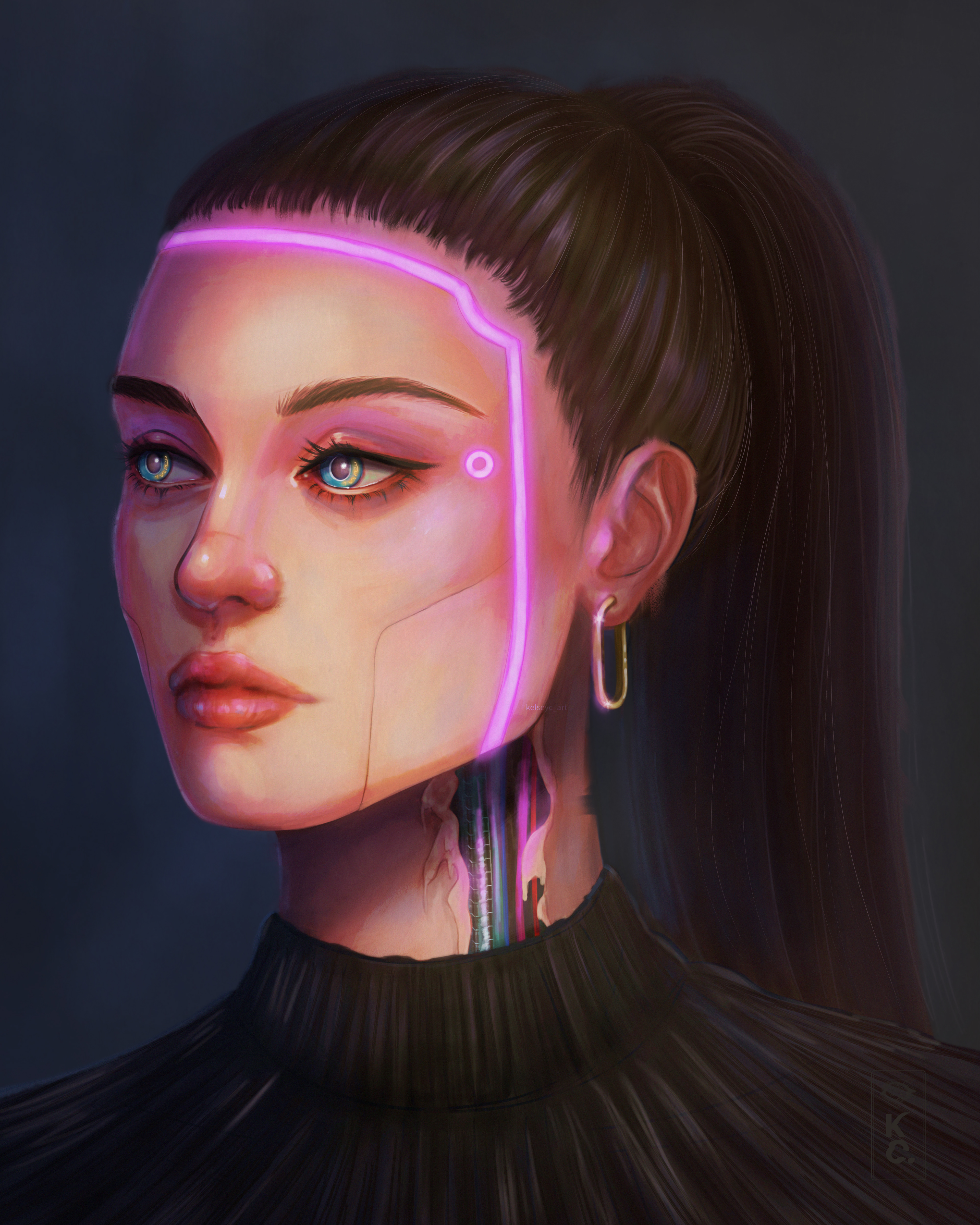 Robot Lady 1 Redraw, 2025