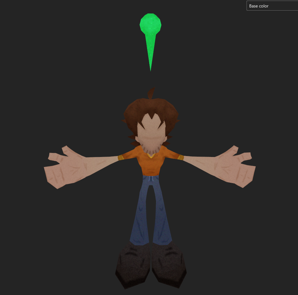 Protag Texture Pass V2 - FRONT