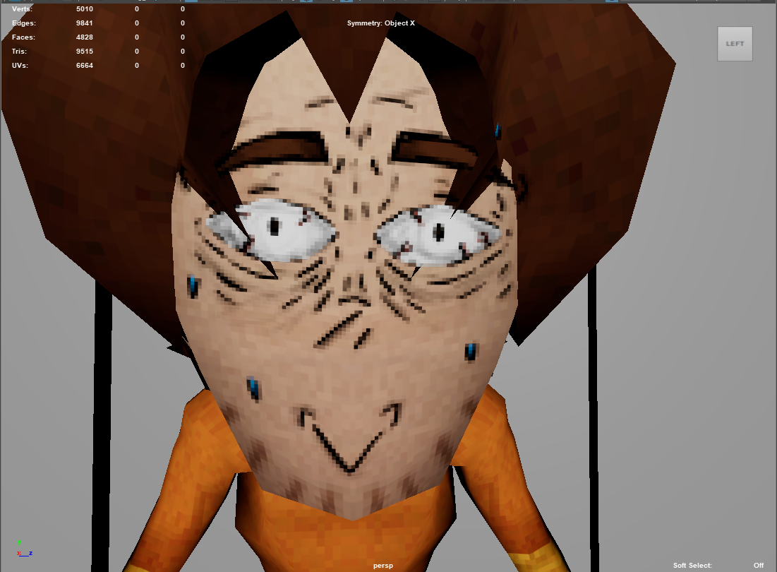 Protag w/ 2D Facial Exp - 4