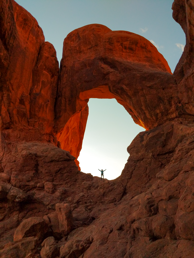 Sandstone Arch Sunset - Moab, Utah