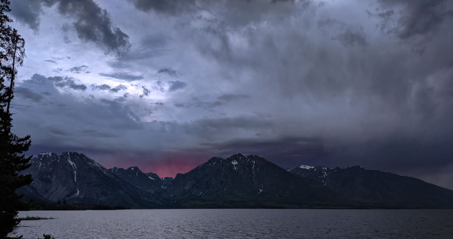 Stormy sunset - Grand Teton National Park, Wyoming
