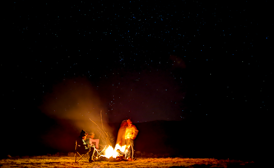 Camping Under the Stars - Green River, Wyoming