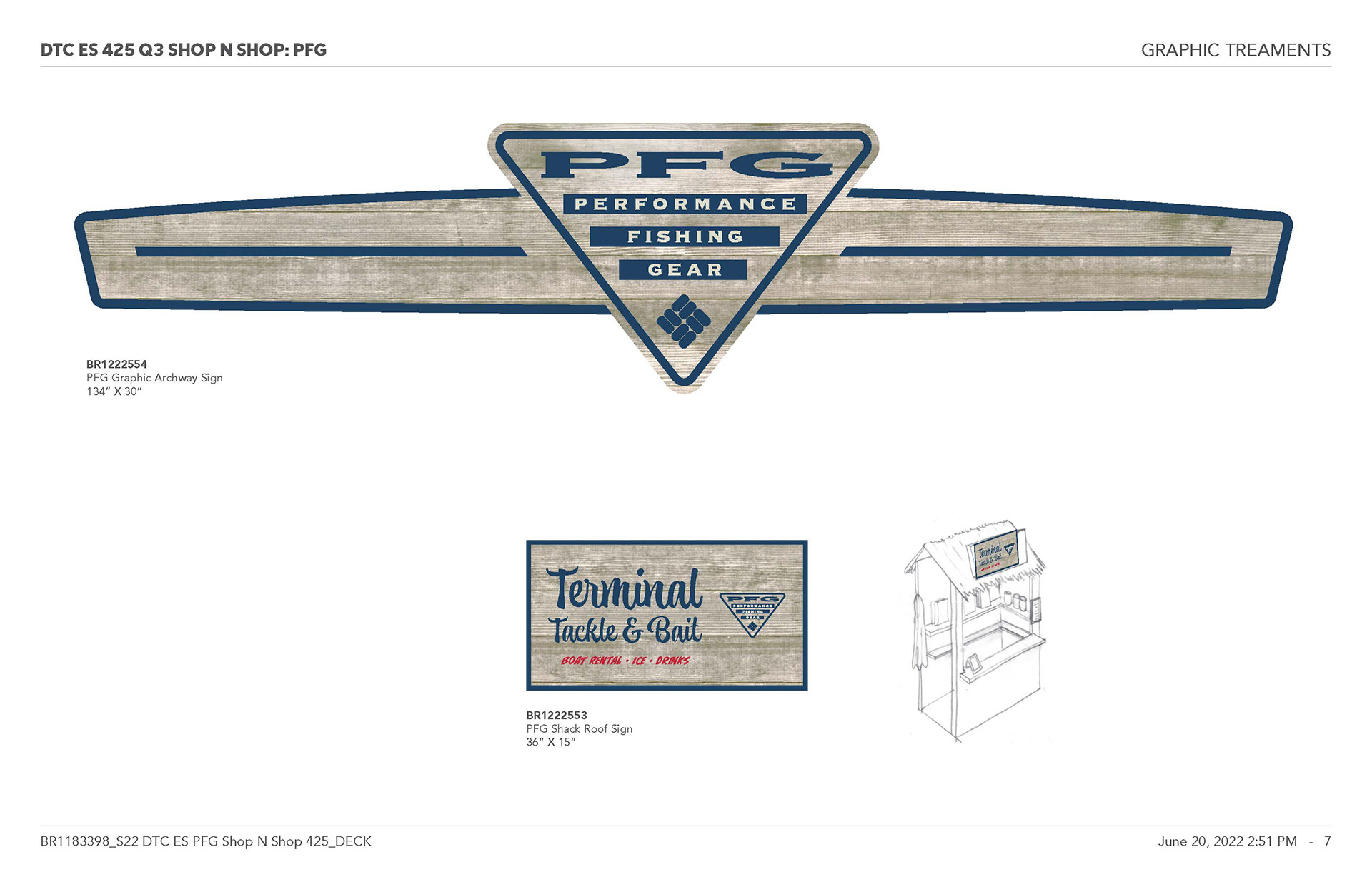A PFG product name became a moniker for the fictional bait shack.
