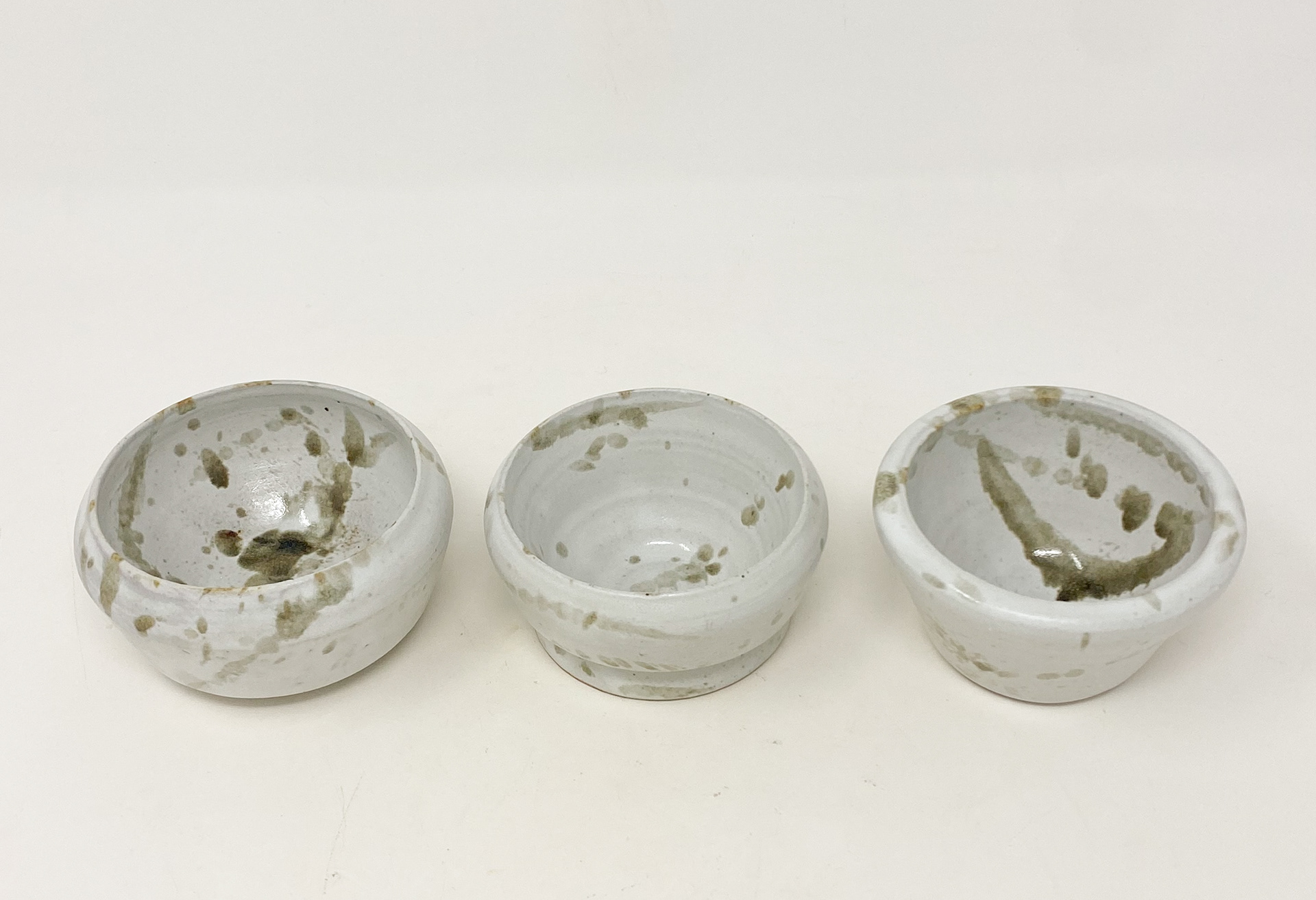 Set of mini bowls, wheel thrown, 2022