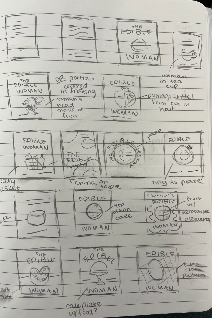 Thumbnail Sketches for The Edible Woman