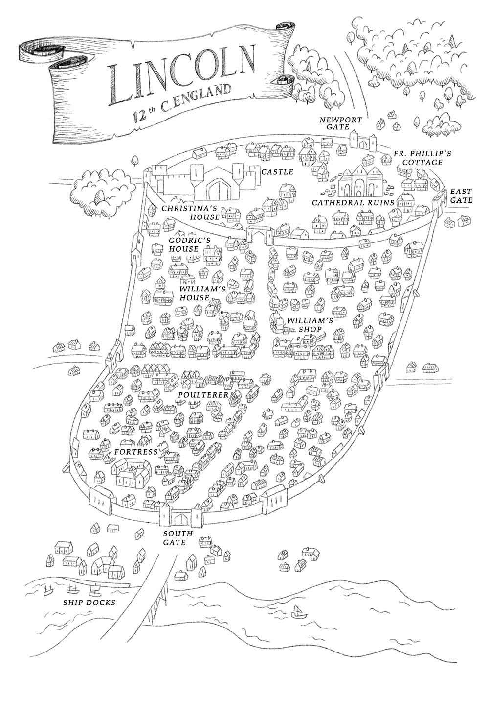 interior map illustrated by me