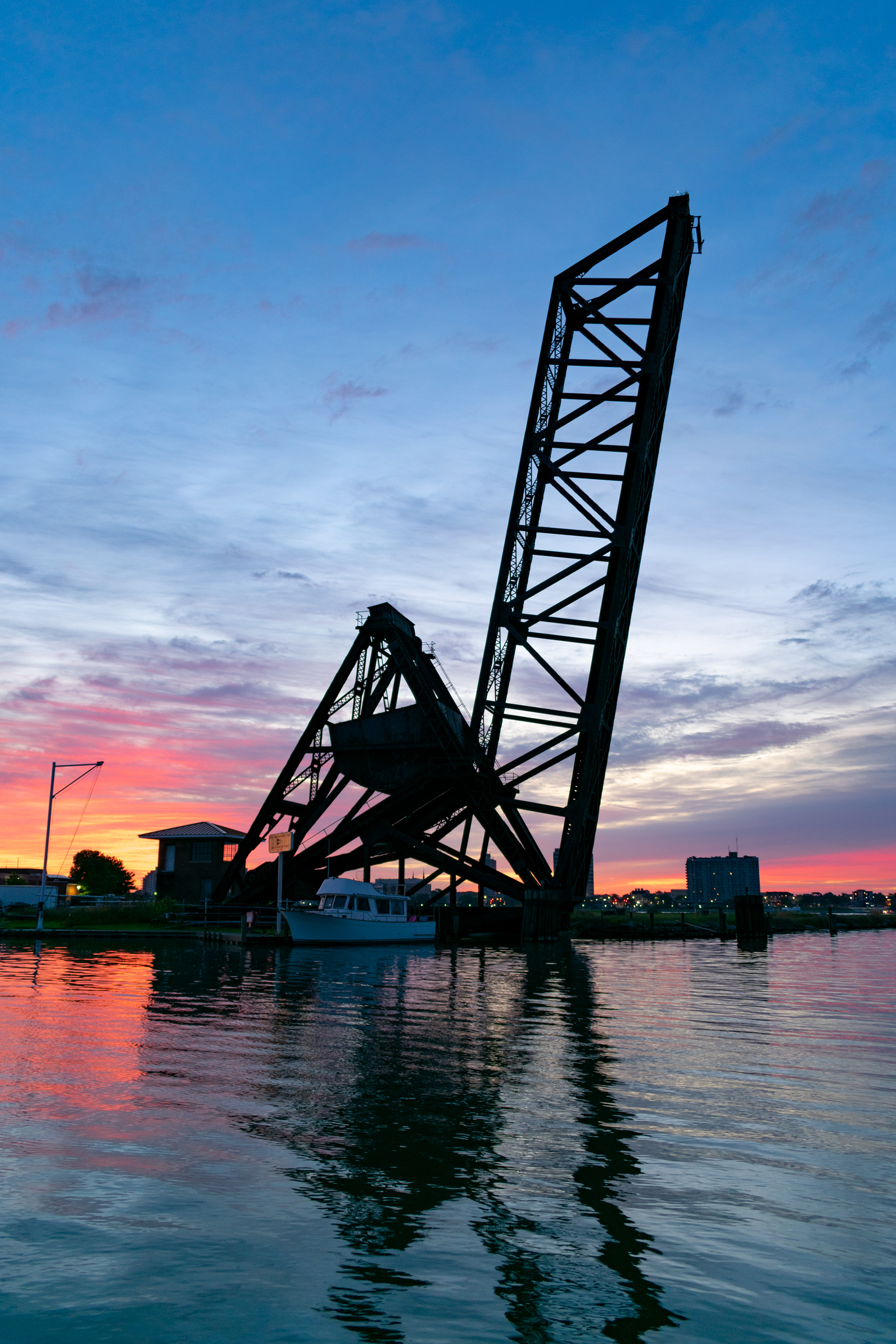 Port Huron Train Bridge Sunrise A-26