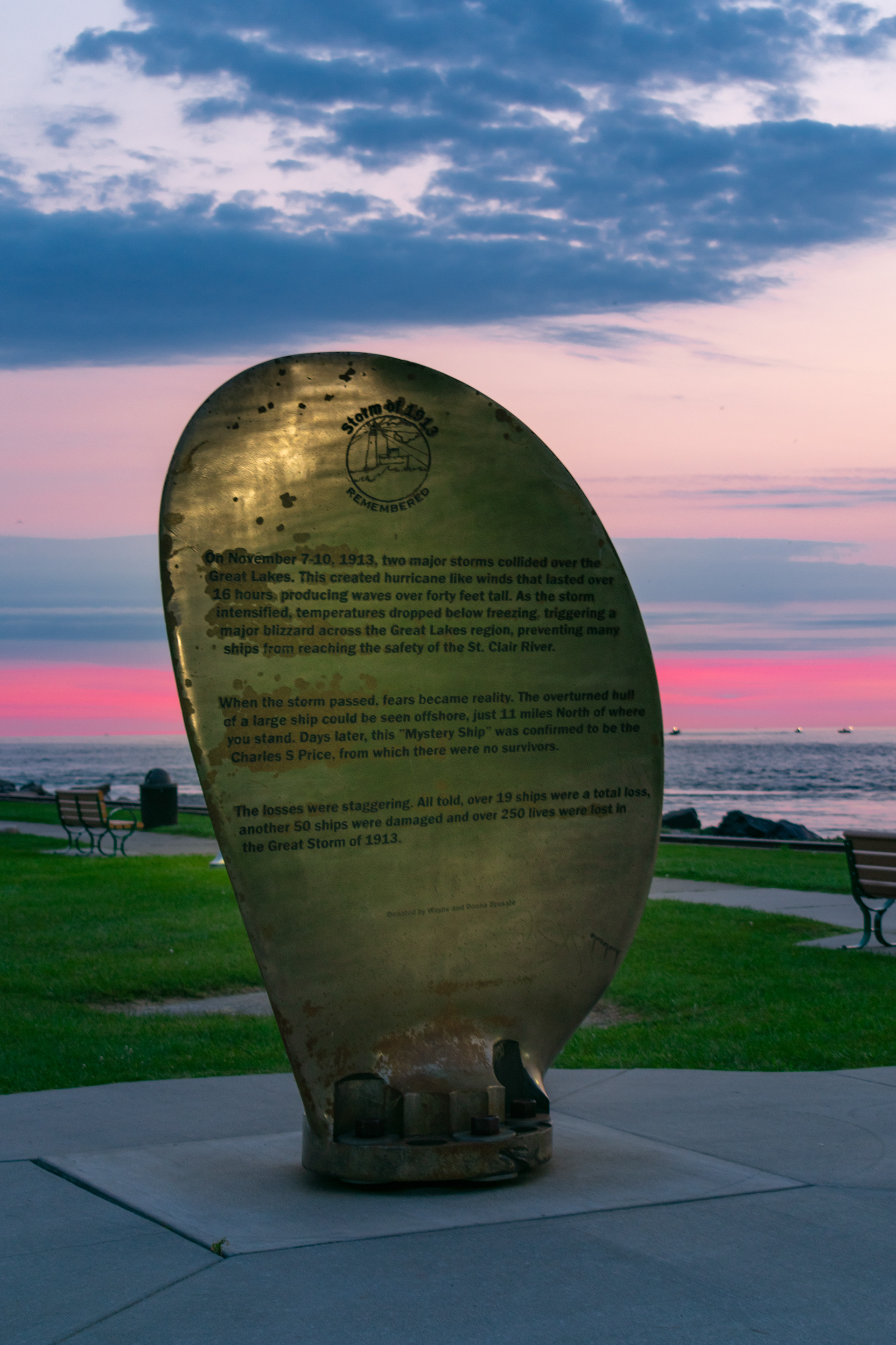 Memorial to the Storm of 1913 A-56