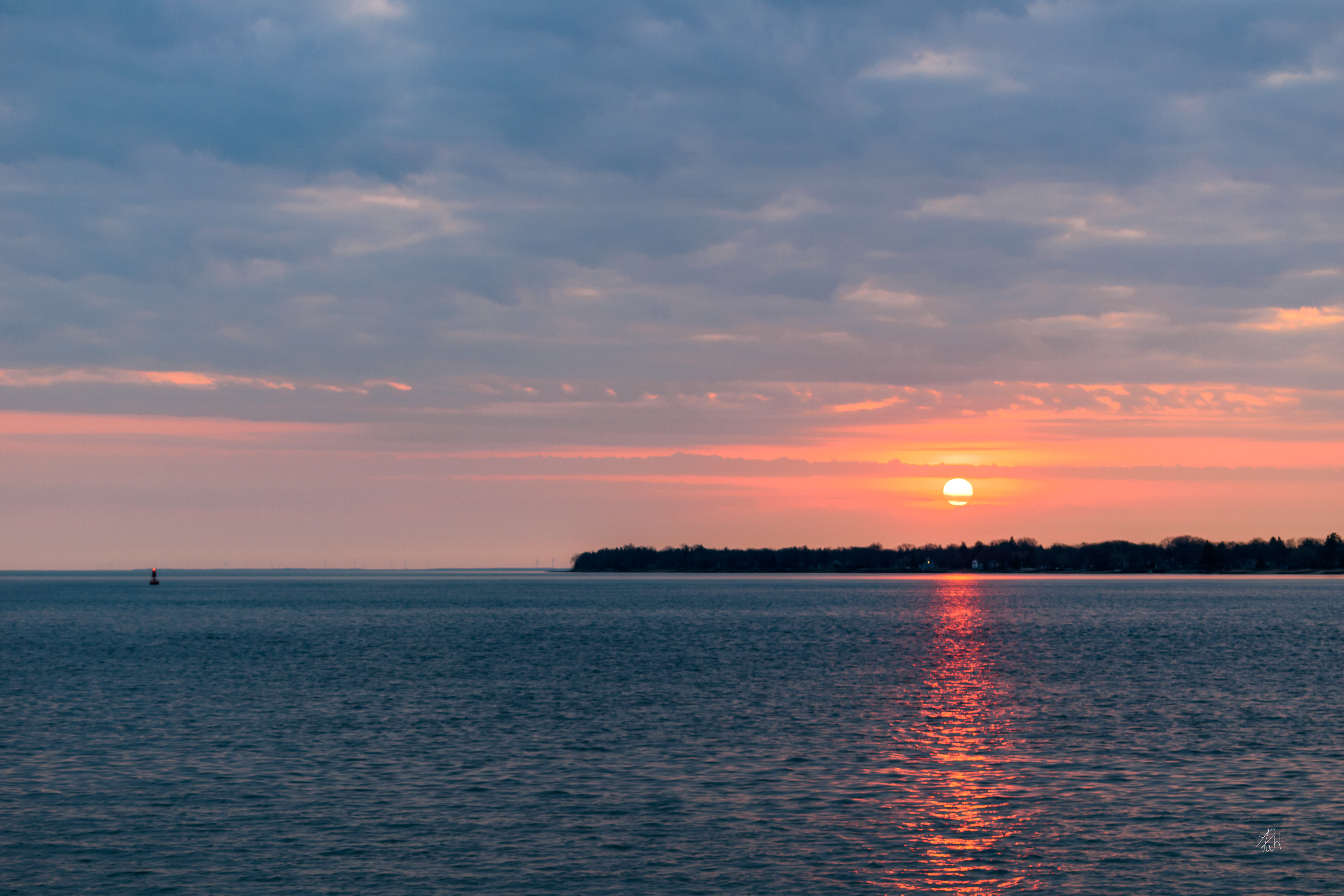 Lighthouse beach sunrise A-73