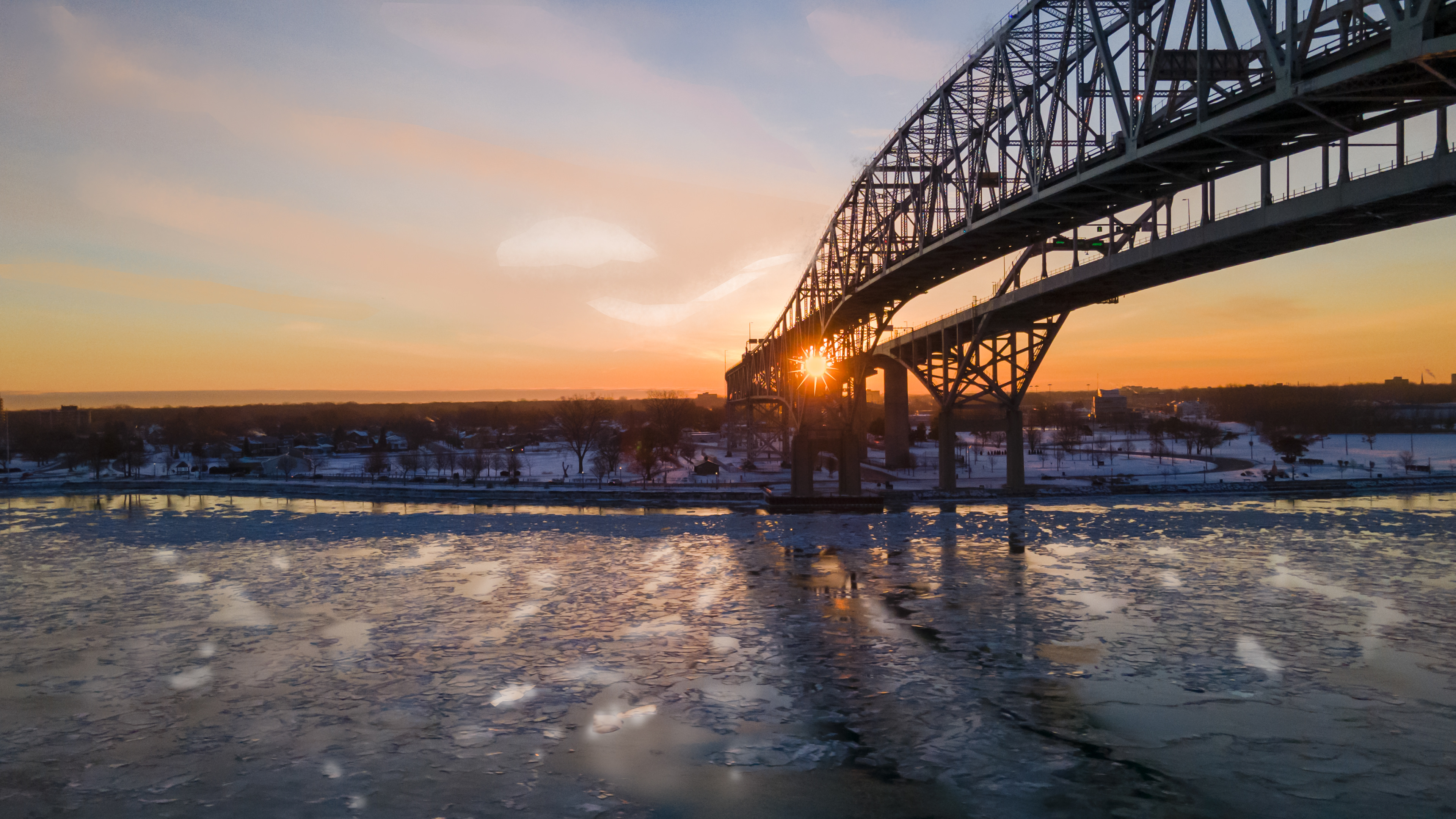Blue Water Bridge Sunrise A-7