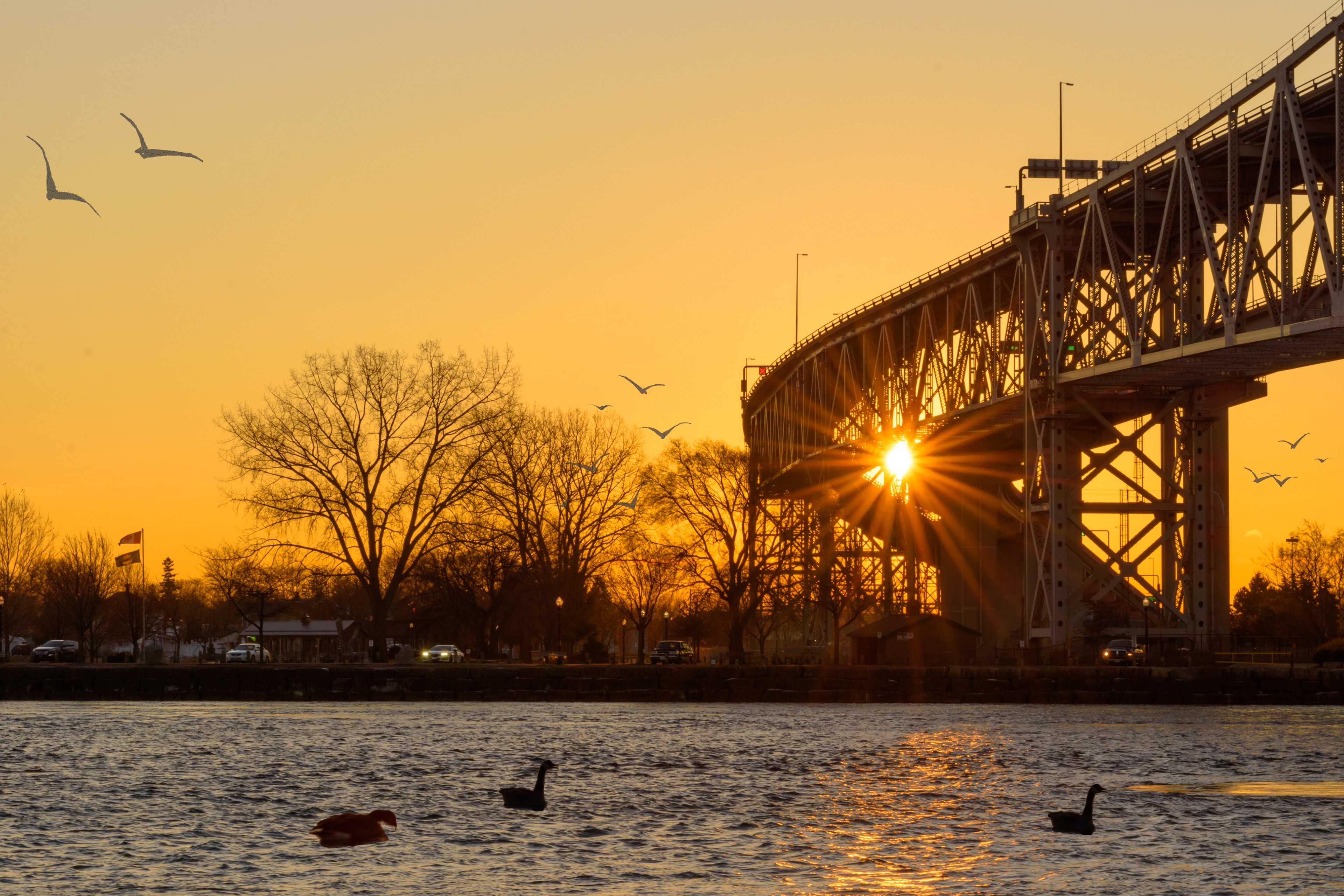 Blue Water Bridge Sunrise A-3