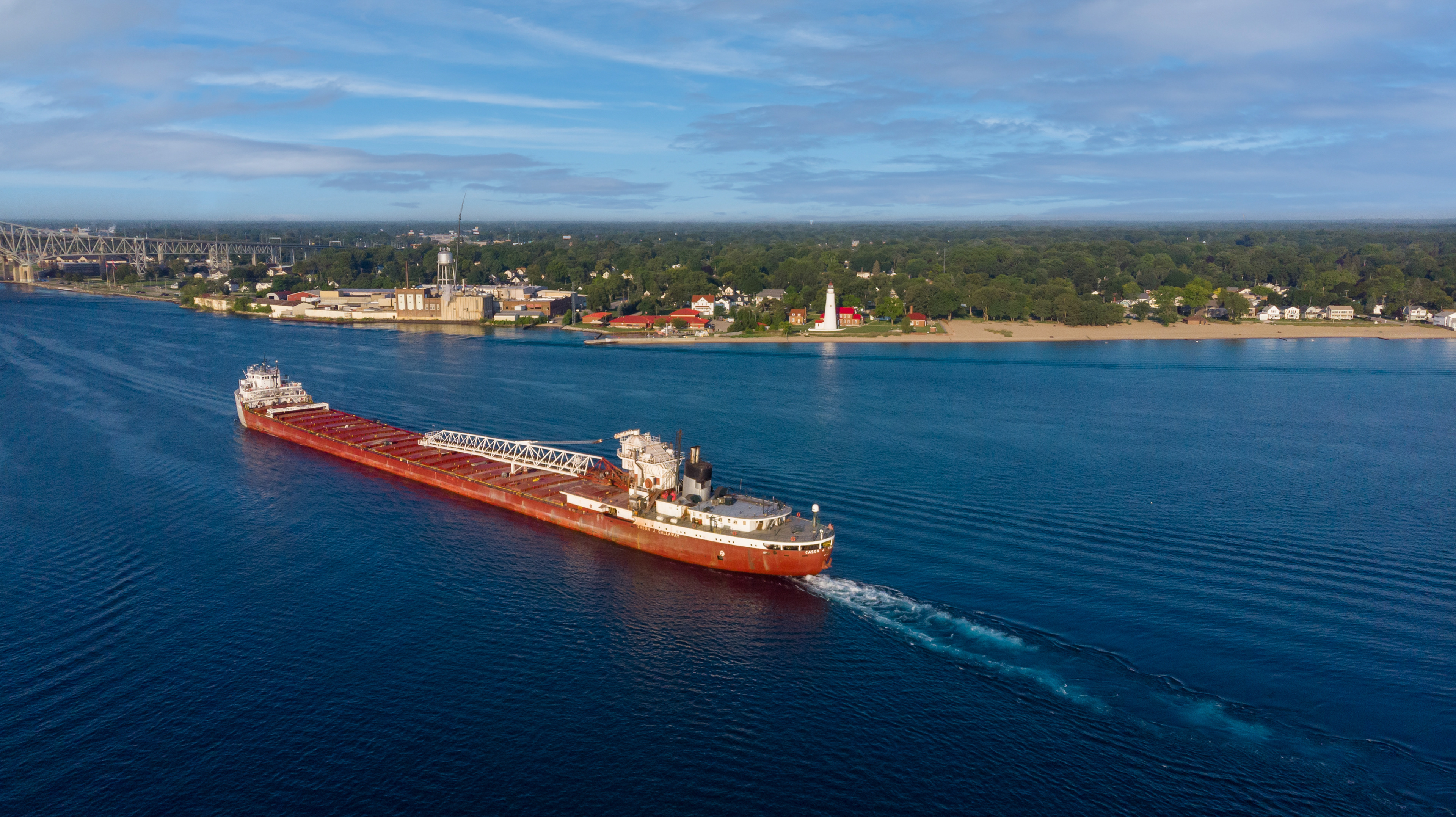 Freighter on Lake Huron A-20