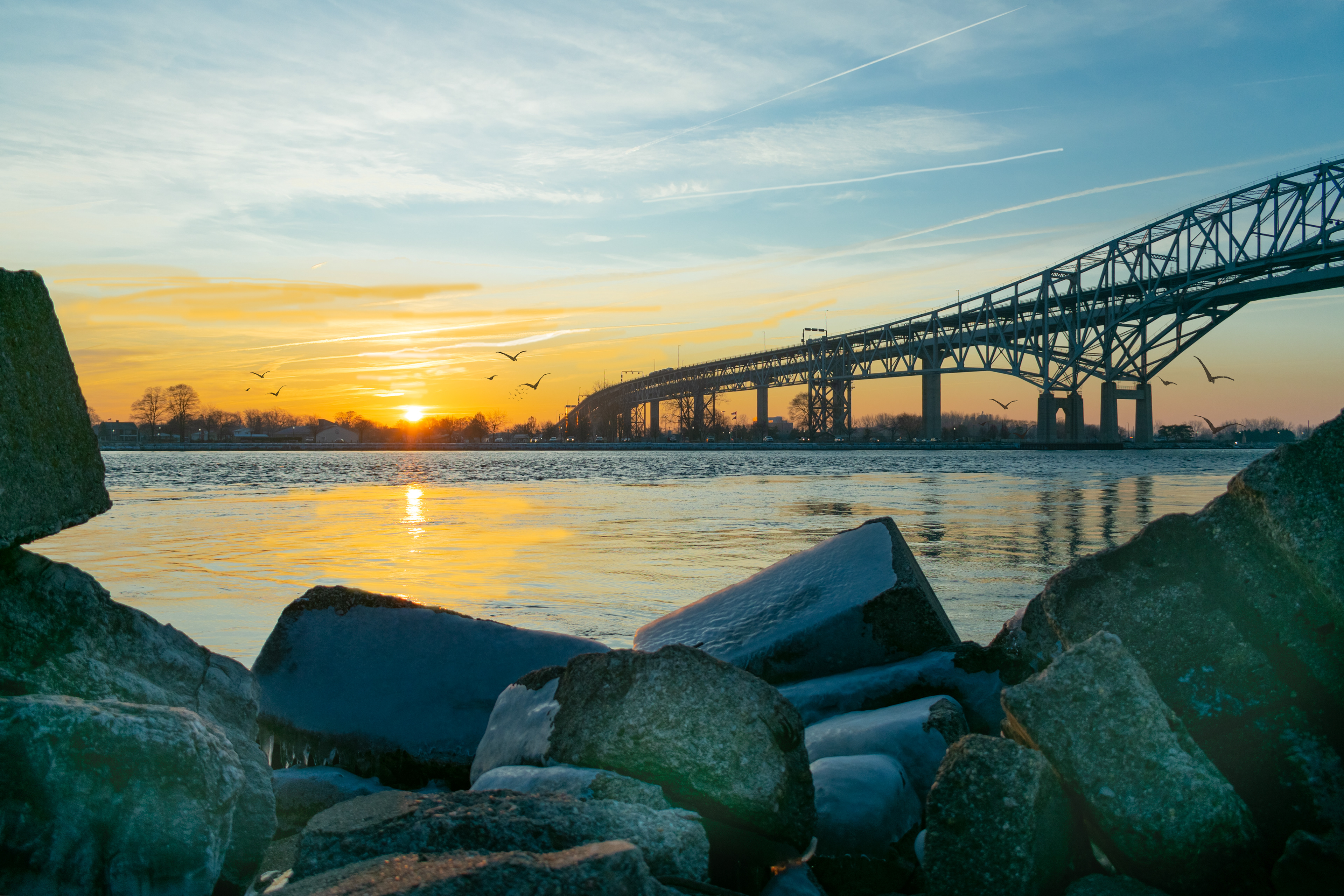 Blue Water Bridge Sunrise A-4