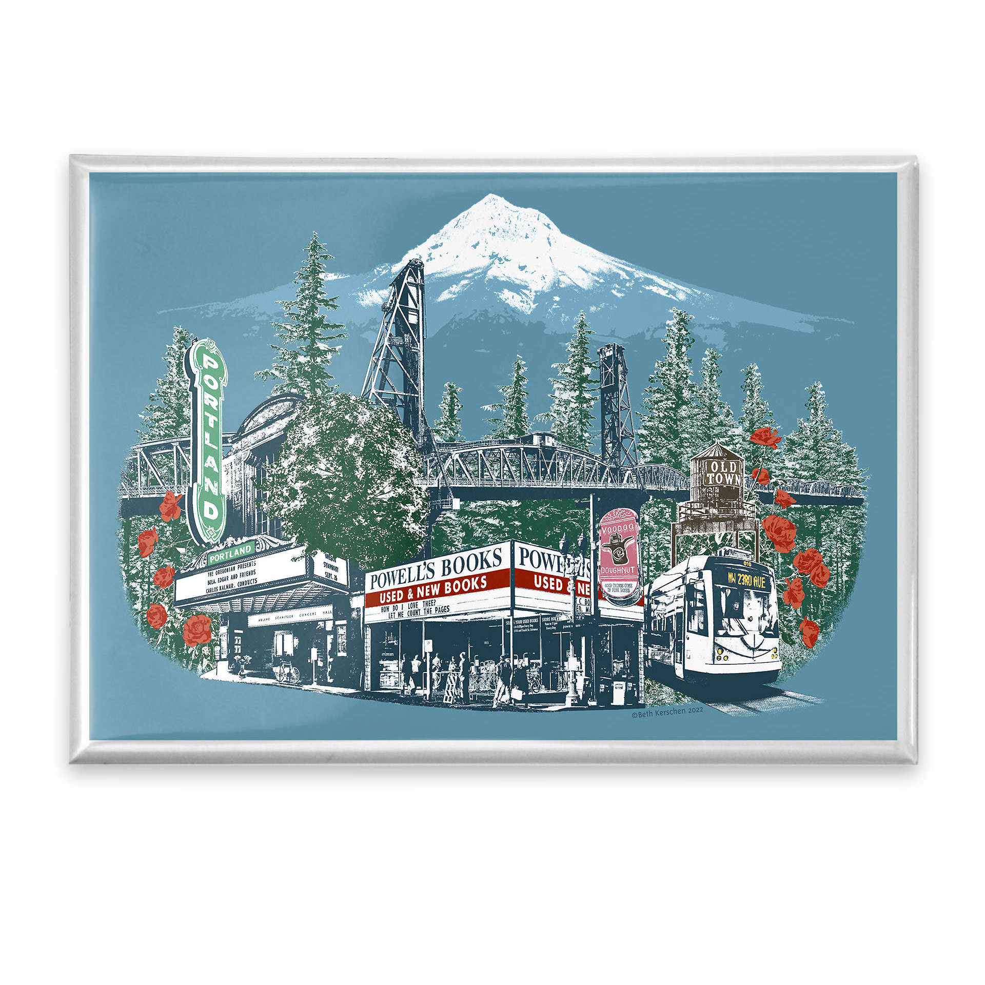 Magnet & Postcard available at Powell's Books