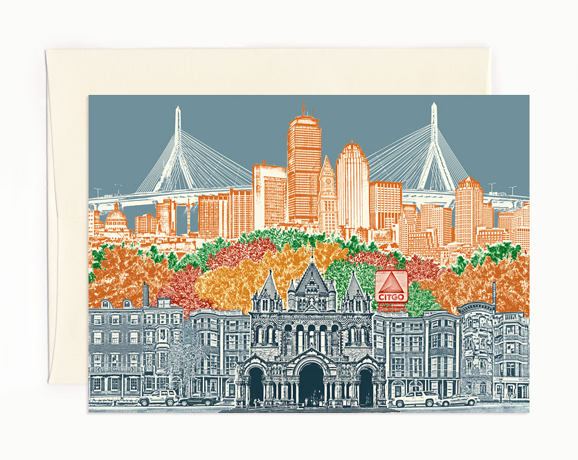 Boston, MA Notecard