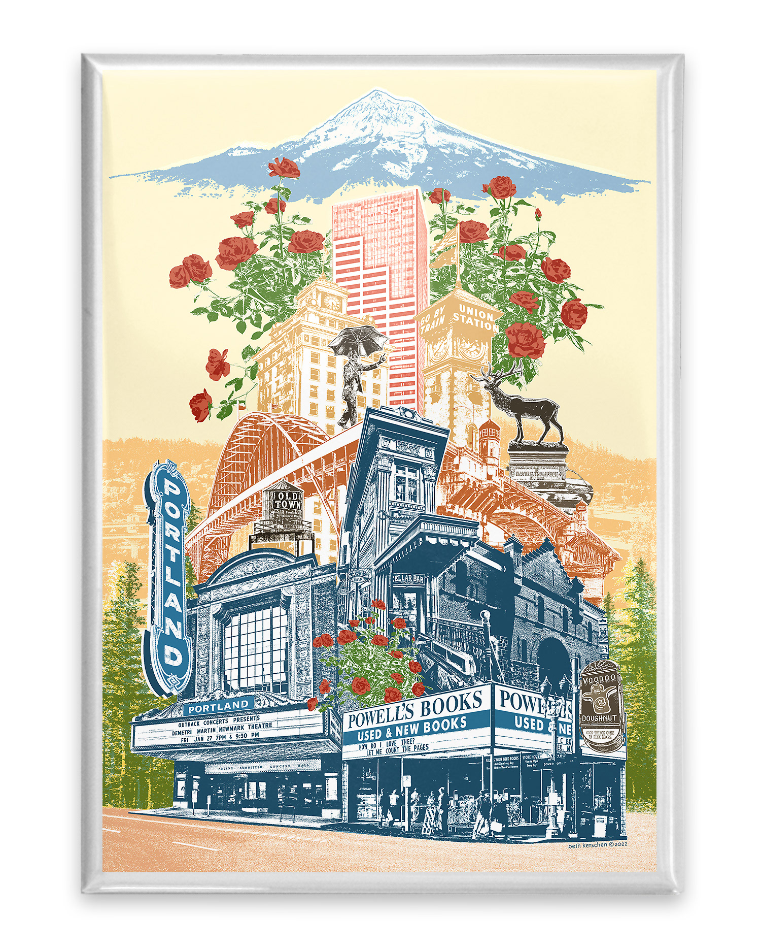 Magnet & Postcard available at Powell's Books
