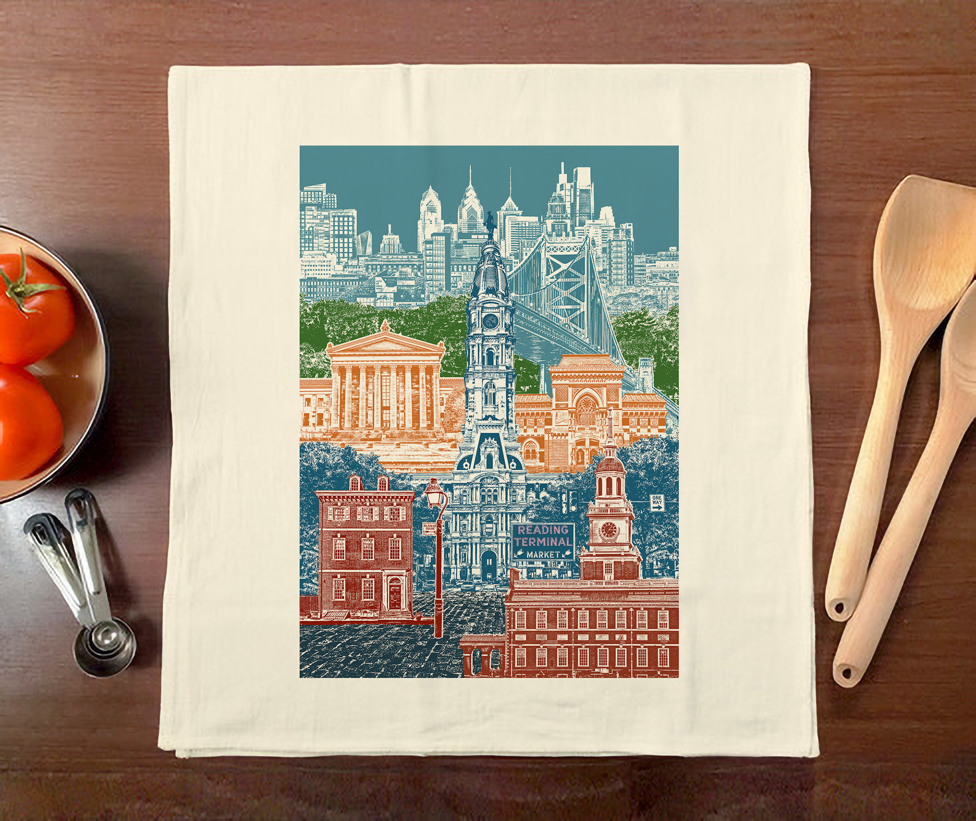 Philidelphia Tea Towel