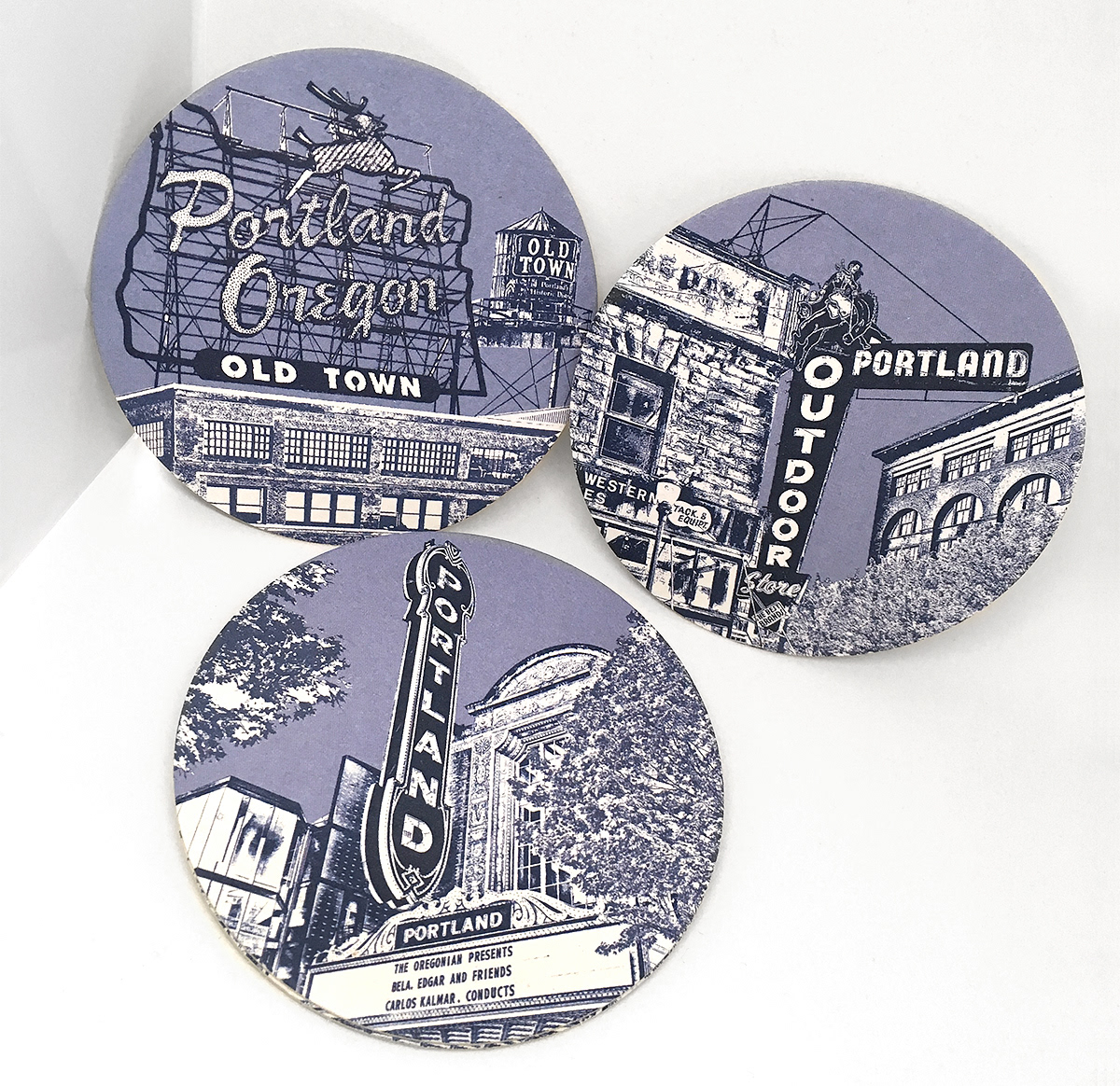 Portland, Oregon Coasters